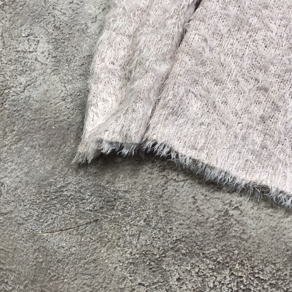 Vintage Vintage 90s Oversized Mohair Knit Sweater Grunge Cream M Size M / US 6-8 / IT 42-44 - 4 Thumbnail