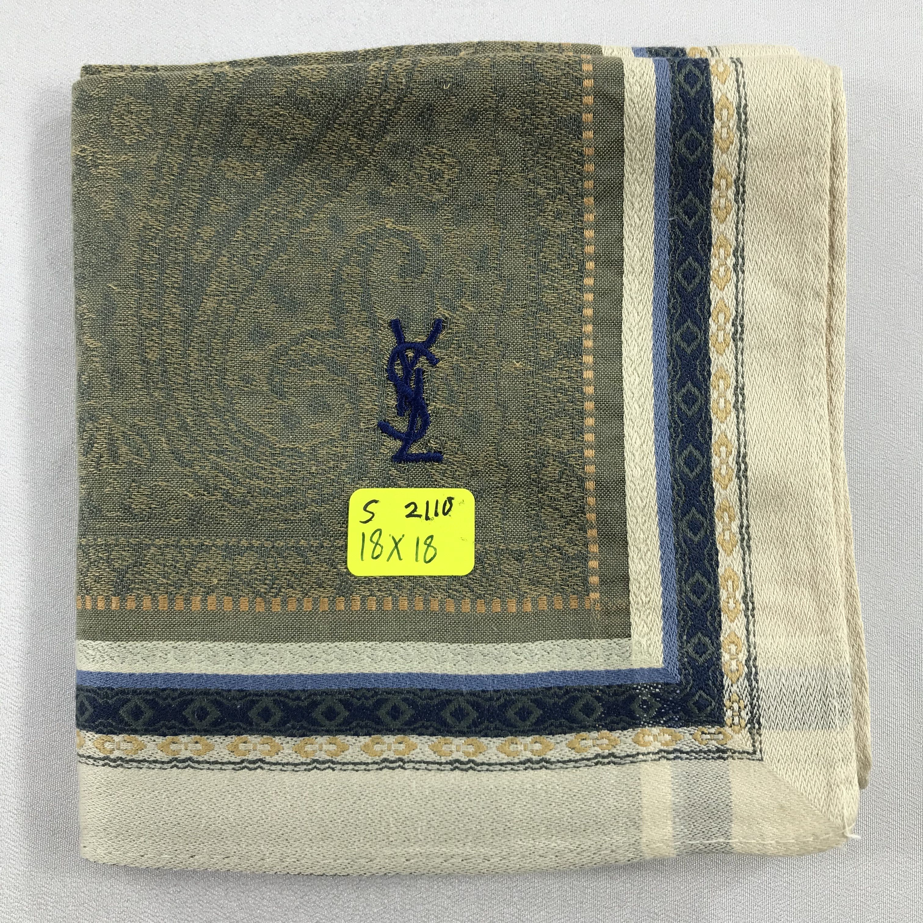 Vintage × Yves Saint Laurent Yves Saint Laurent Bandana / Handkerchief/Neckerchief -S2110 Size ONE SIZE - 5 Thumbnail