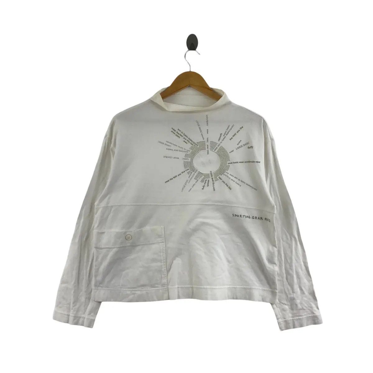 Hai Sporting Gear × Issey Miyake Vtg 90’ ISSEY MIYAKE HAI Turtleneck Sweater Cardigan Size M / US 6-8 / IT 42-44 - 1 Thumbnail