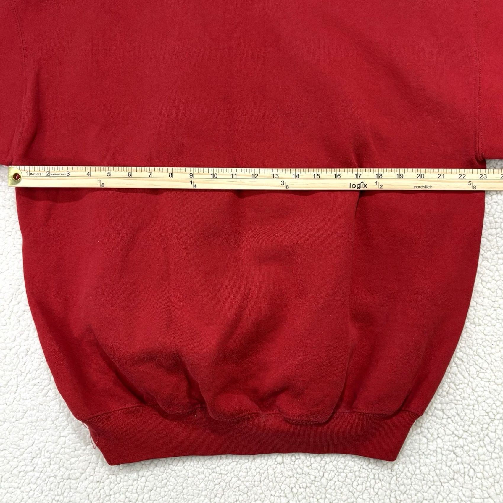 Jerzees VINTAGE Jerzees Sweatshirt 2XL Noahs Ark Embroidered Red Unisex Adults Crew Neck Heavyweight Graphic Print USA 90s 80s Bible Jesus God PullOver冬 Size US XXL / EU 58 / 5 - 7 Thumbnail
