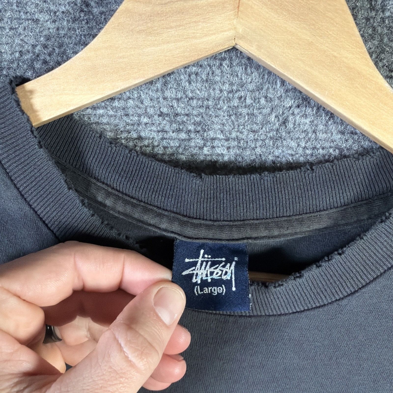 Stussy Vintage Stussy Shirt Large Black 90s Notebook Paper Skate Size US L / EU 52-54 / 3 - 5 Thumbnail