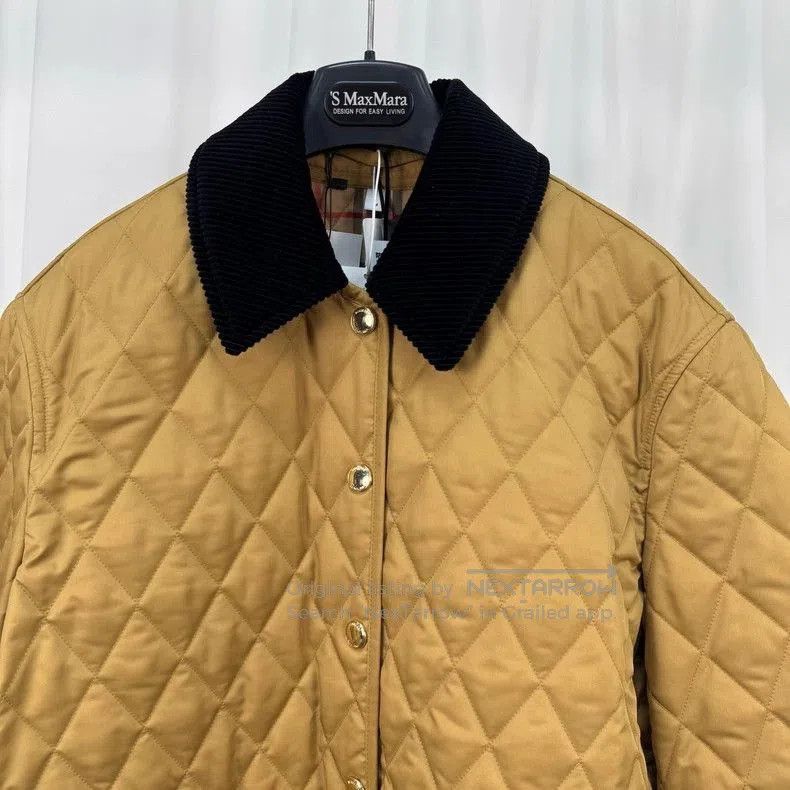 Burberry Burberry Quilted Gold Button Coat. Size US M / EU 48-50 / 2 - 3 Thumbnail