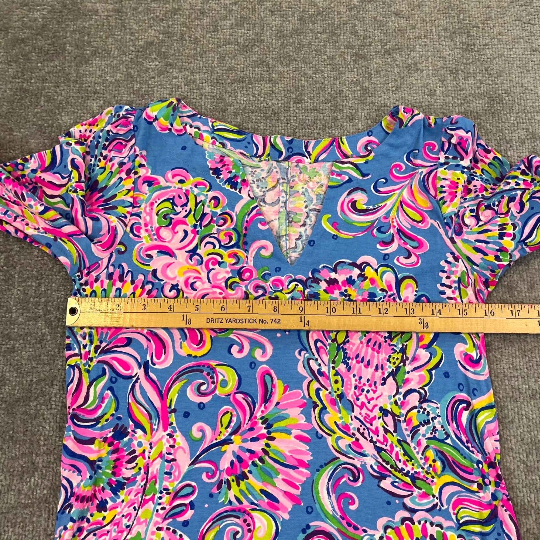 Lilly Pulitzer Lilly Pulitzer Dress Adult XS Multicolor Floral Mermaid Grotto Tie Womens Size XS / US 0-2 / IT 36-38 - 3 Thumbnail