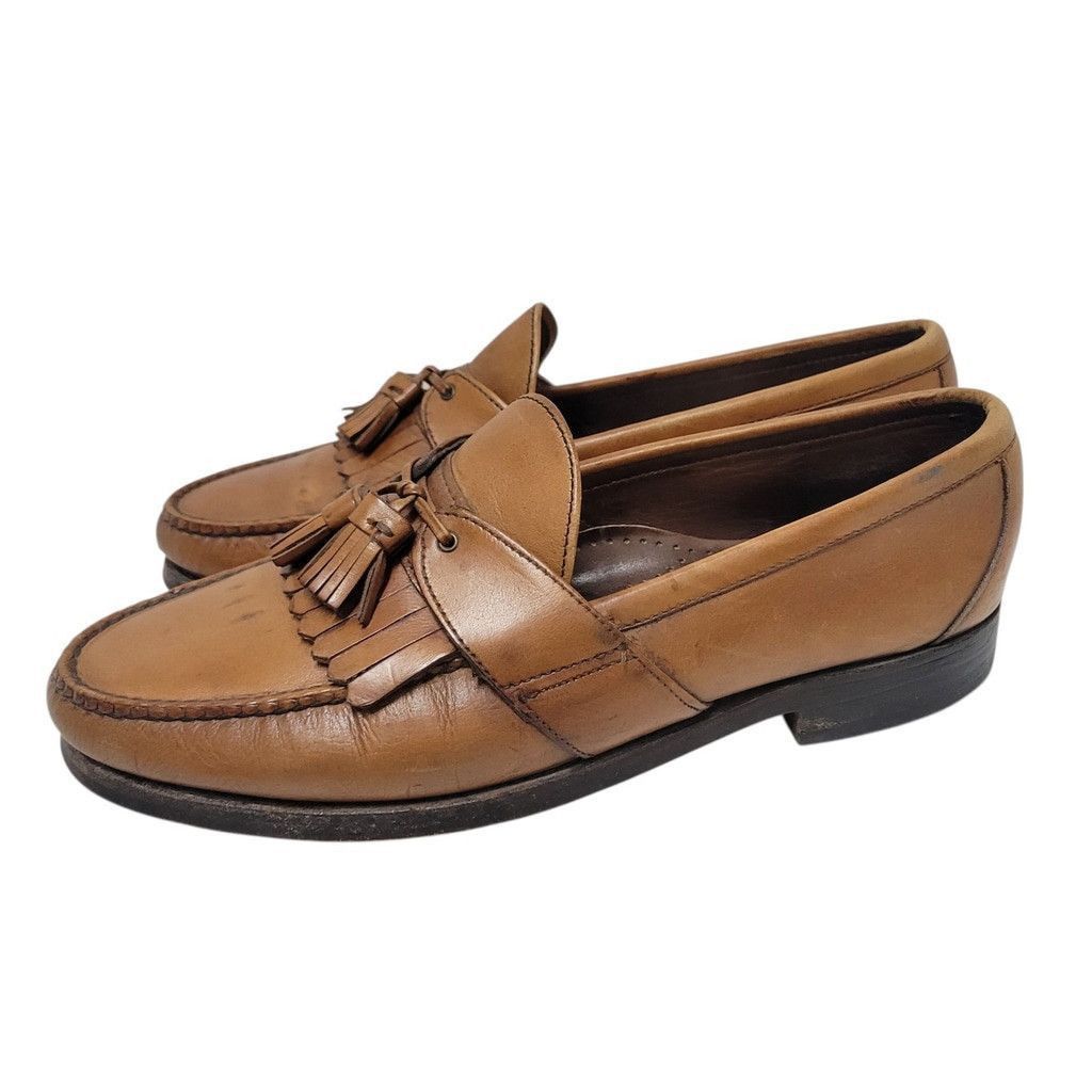 Allen Edmonds Allen Edmonds Enfield Tassel Loafers Size 12 Men's Brown Size US 12 / EU 45 - 6 Thumbnail