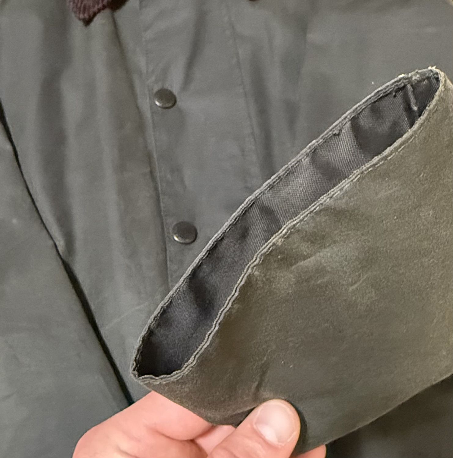Barbour Barbour Beaufort Wax Jacket Sage C38 + Hood, Wax & Pins Size US M / EU 48-50 / 2 - 4 Thumbnail