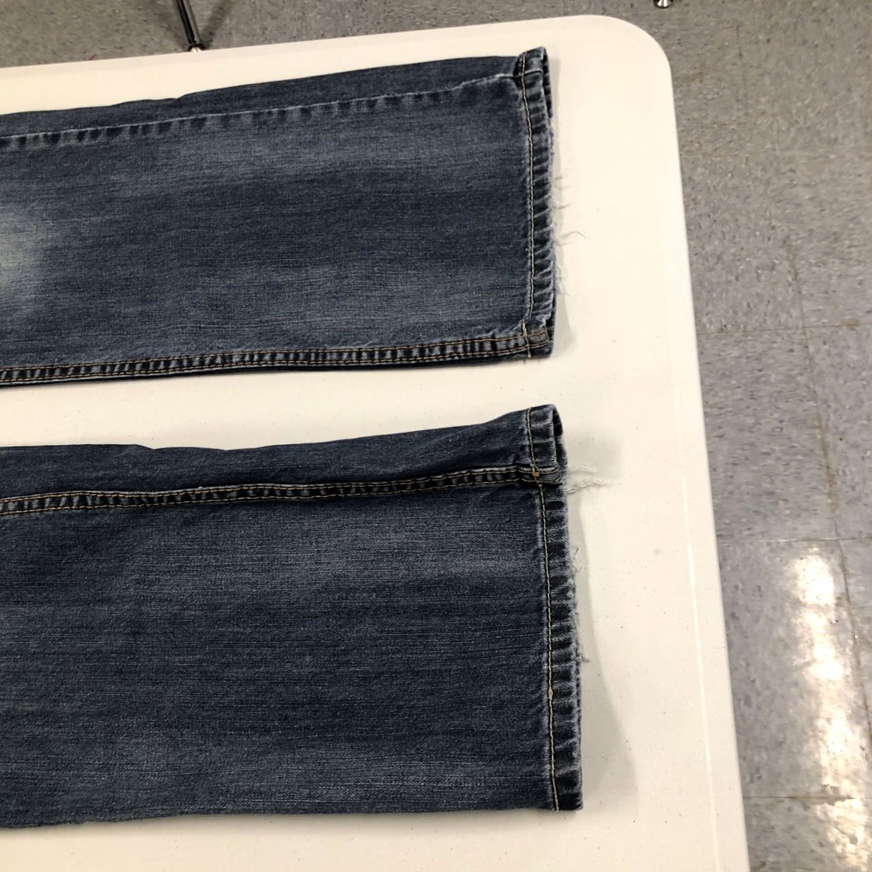 Denime Axel Mens Griswold Slim Straight Leg Denim Jeans Med Wash Size 36x31 Size US 36 / EU 52 - 4 Thumbnail