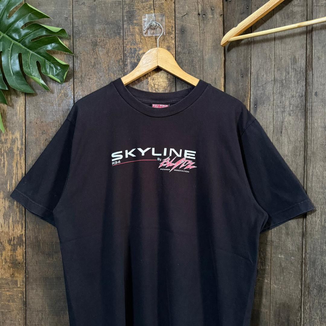 Vintage Vintage Fullscale Skyline R34 Blitz Tshirt Size US L / EU 52-54 / 3 - 4 Thumbnail