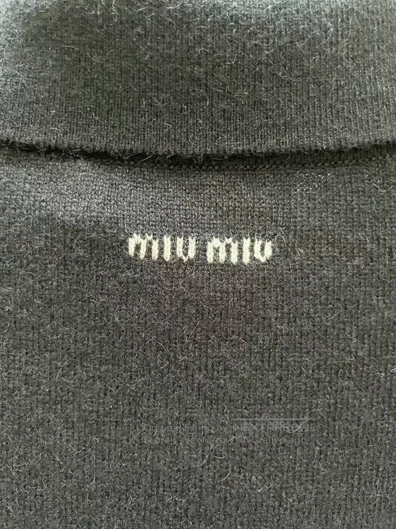 Miu Miu Miu Miu 36 New cashmere knitted short sleeves in autumn and Size S / US 4 / IT 40 - 6 Thumbnail