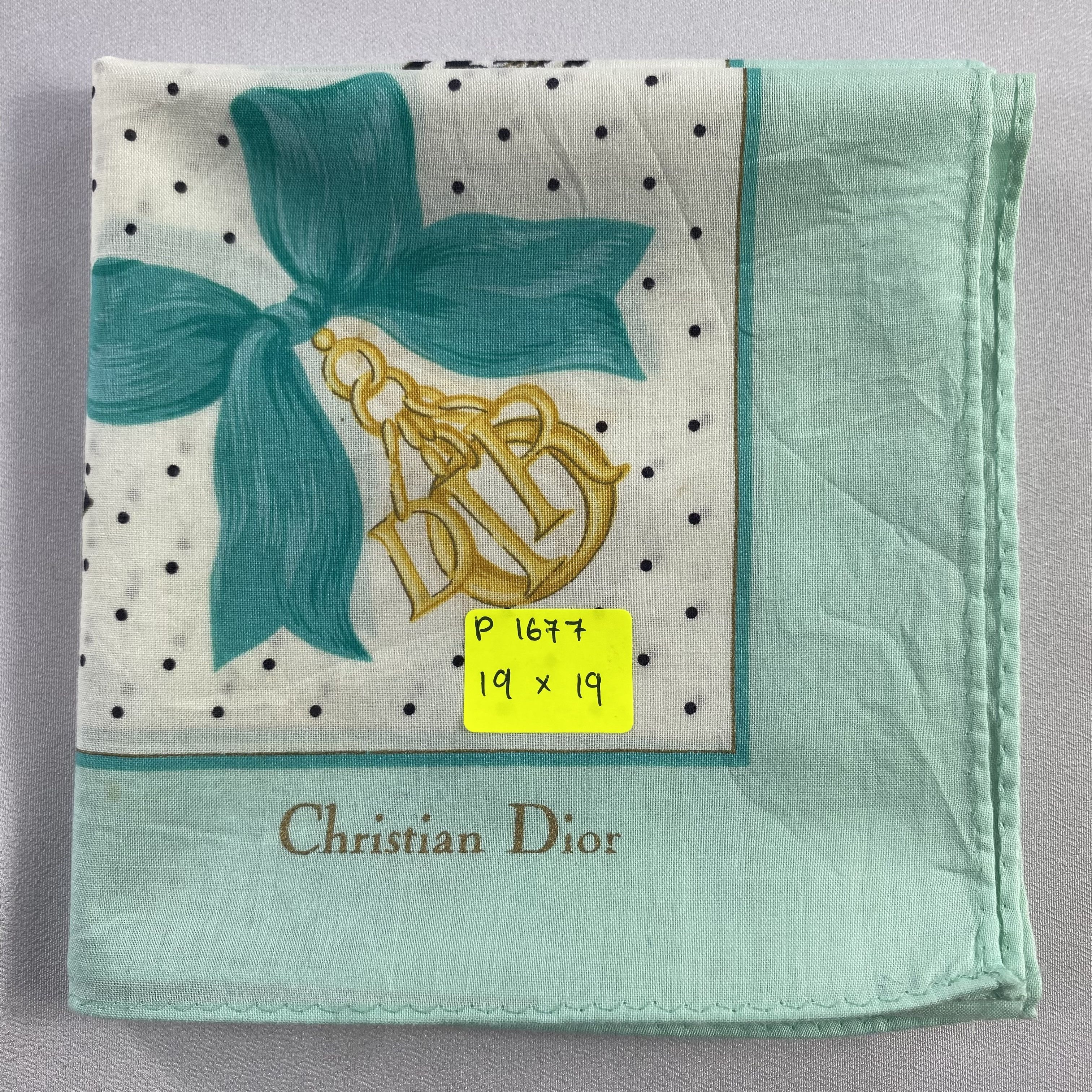 Vintage Christian Dior Monsieur Handkerchief / Neckerchief-P1677 Size ONE SIZE - 7 Thumbnail