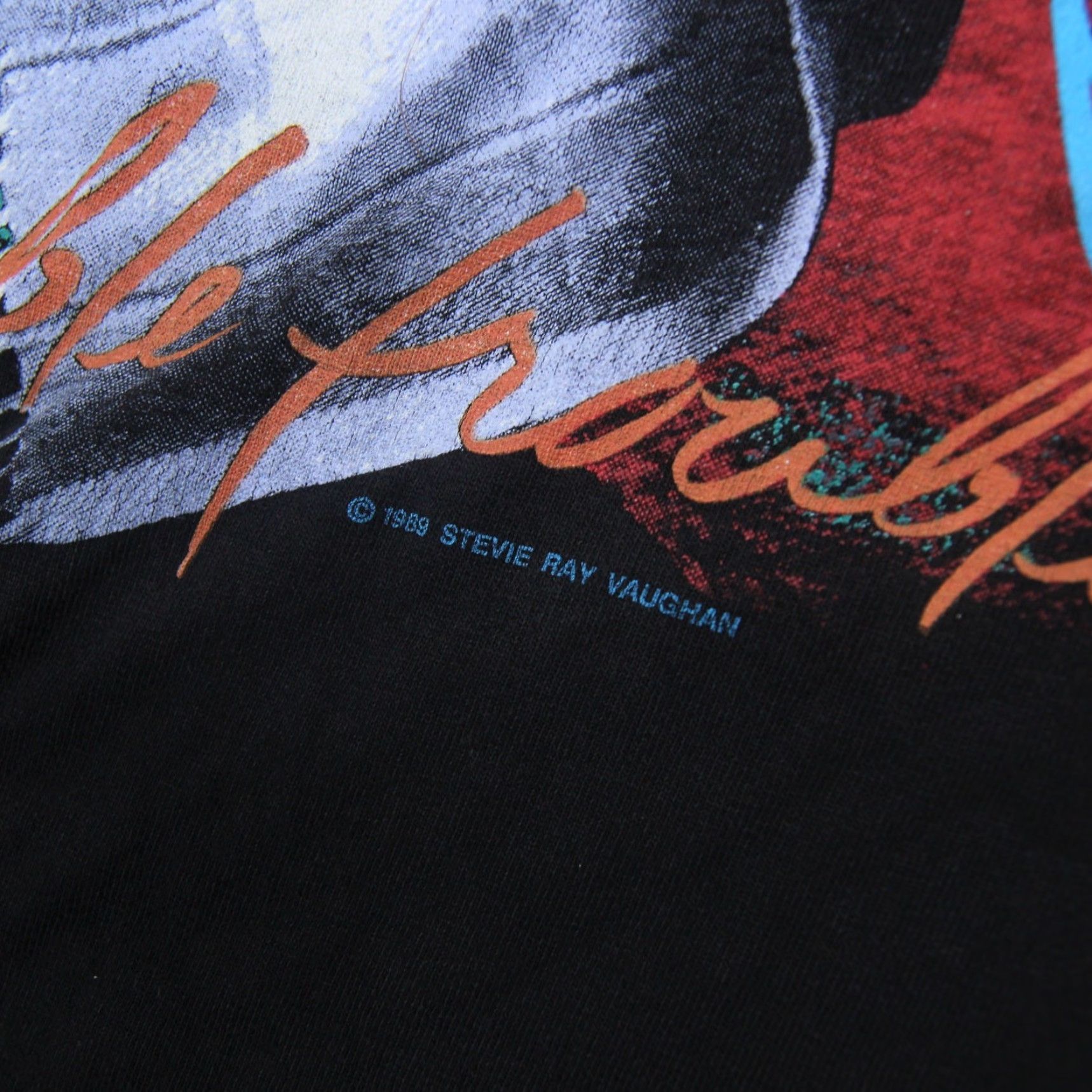 Vintage VINTAGE Stevie Ray Vaughan Double Trouble Graphic T shirt XL Men Black 1989 Shirt Mens Size US XL / EU 56 / 4 - 5 Thumbnail