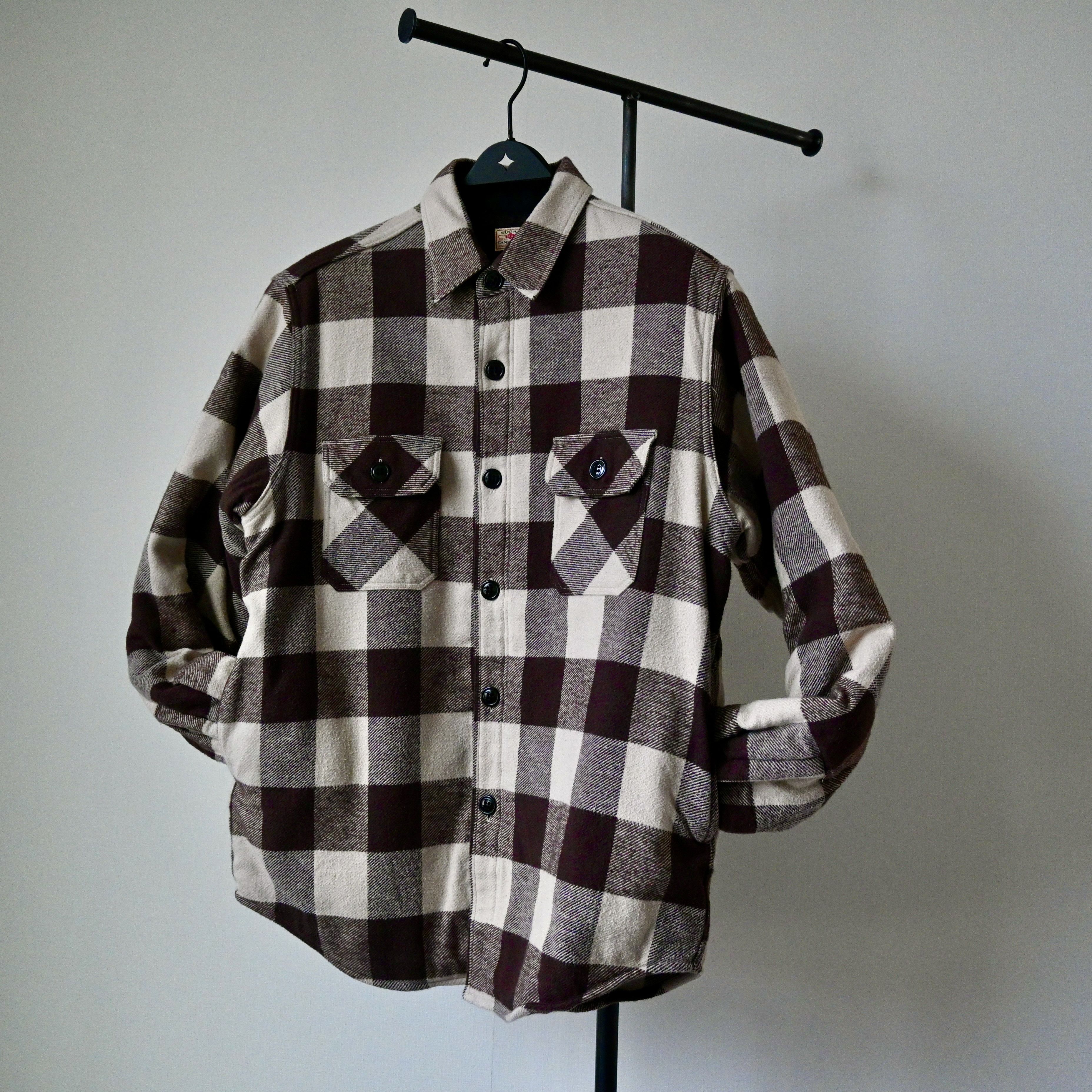Sugar Cane SUGAR CANE flannel shell "C.P.O. Shirt Jacket" made in Japan Size US M / EU 48-50 / 2 - 2 Thumbnail
