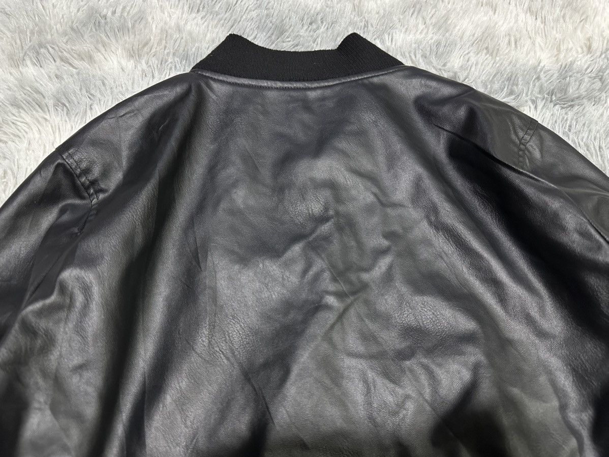 Japanese Brand 🔥Sick Y2K Cavaria Ma-1 Bomber Faux Leather Jacket Goth Punk Size US L / EU 52-54 / 3 - 10 Thumbnail