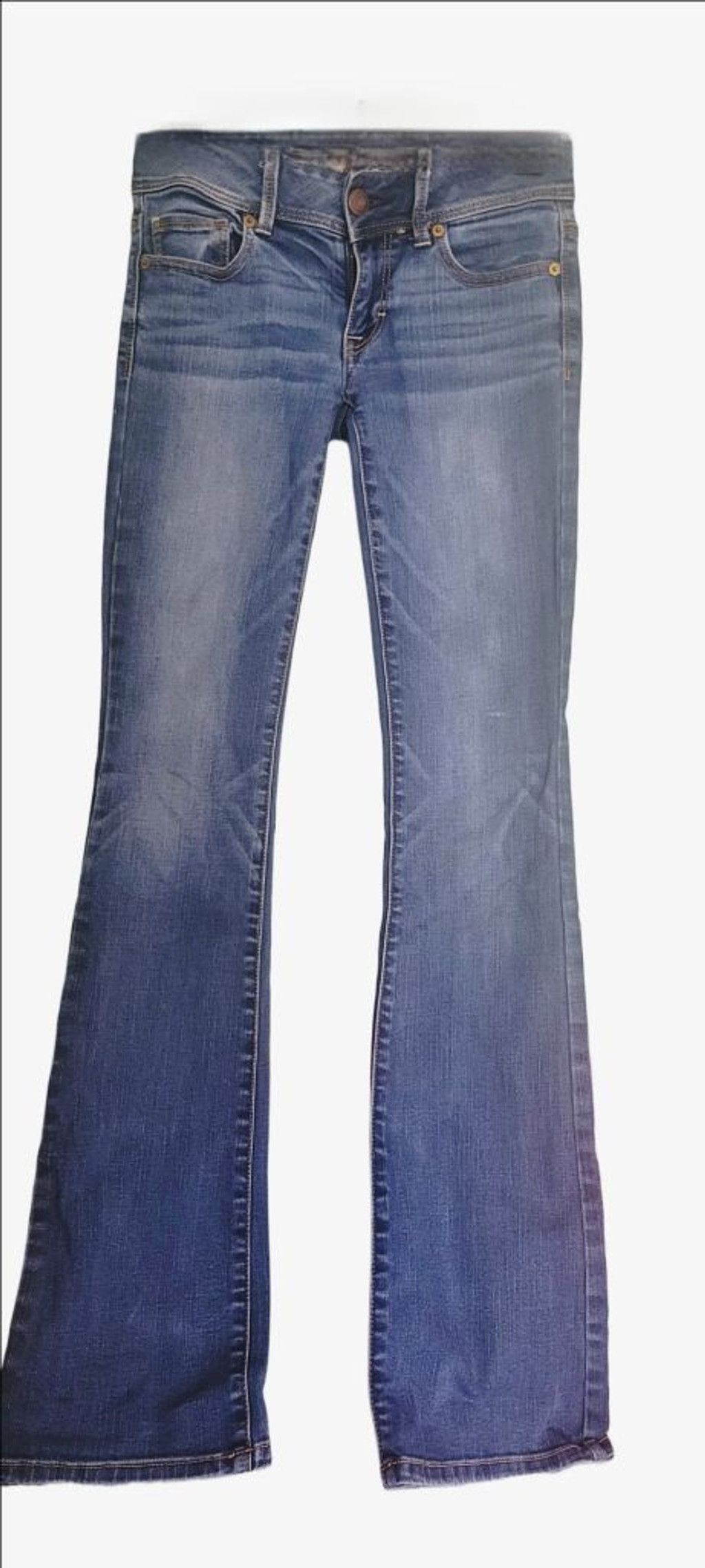 American Eagle Outfitters American Eagle 5 pocket Boot Kick Super Stretch Jeans Size 0 Size 25" / US 0 / IT 36 - 2 Thumbnail