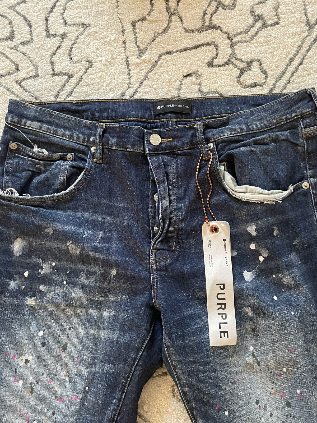Purple 🏷️💲QUICKSALE💲🏷️ Purple Sashiko Denim Size US 38 / EU 54 - 2 Thumbnail
