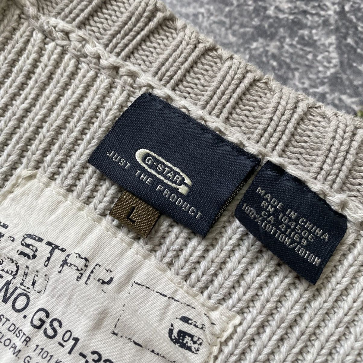 G-Star Vintage G-Star Raw Big Logo Avantgarde y2k sweater Size US L / EU 52-54 / 3 - 6 Thumbnail