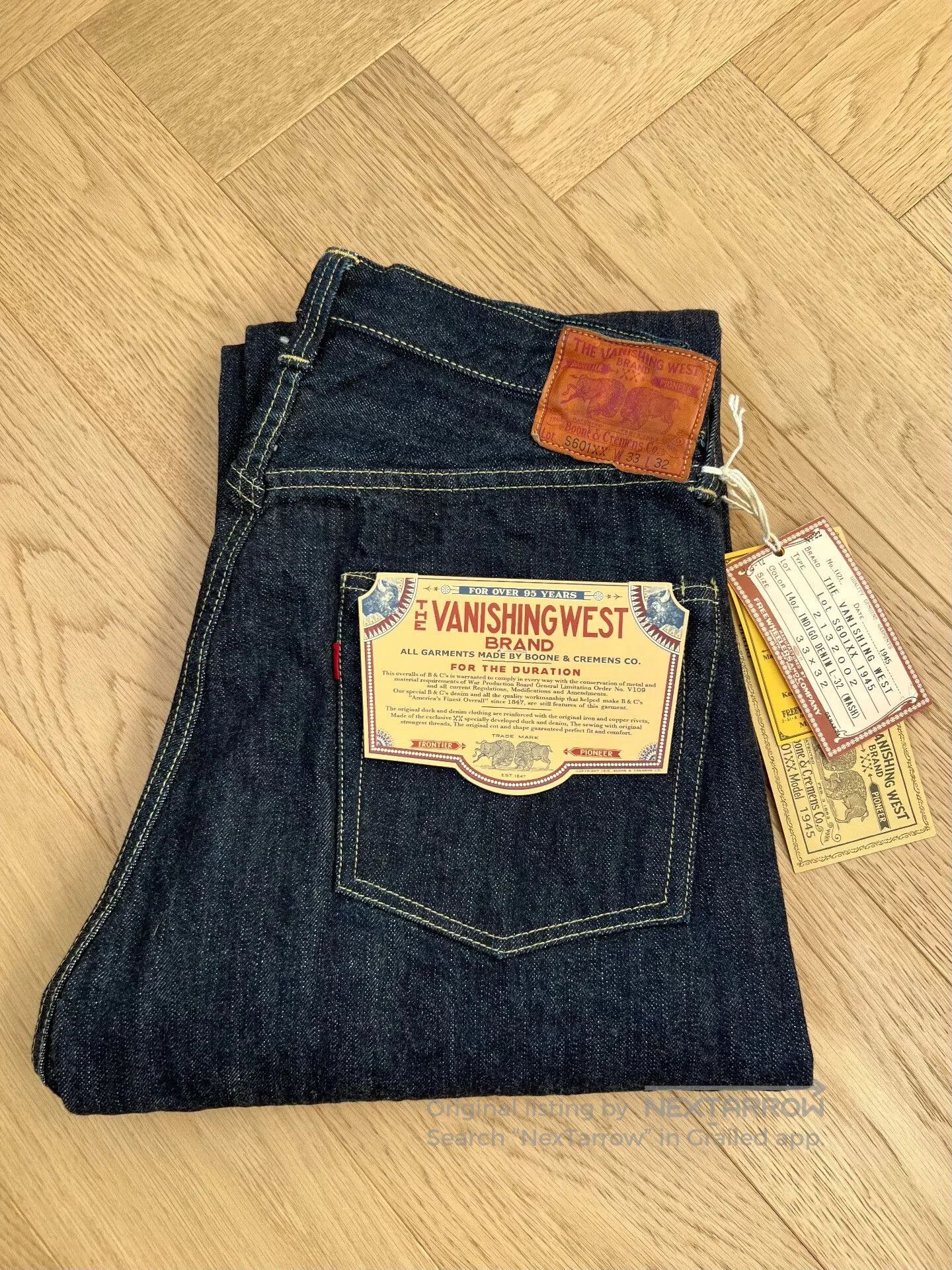 Freewheelers Freewheelers S601XX Battle Jeans. Size US 33 - 1 Thumbnail