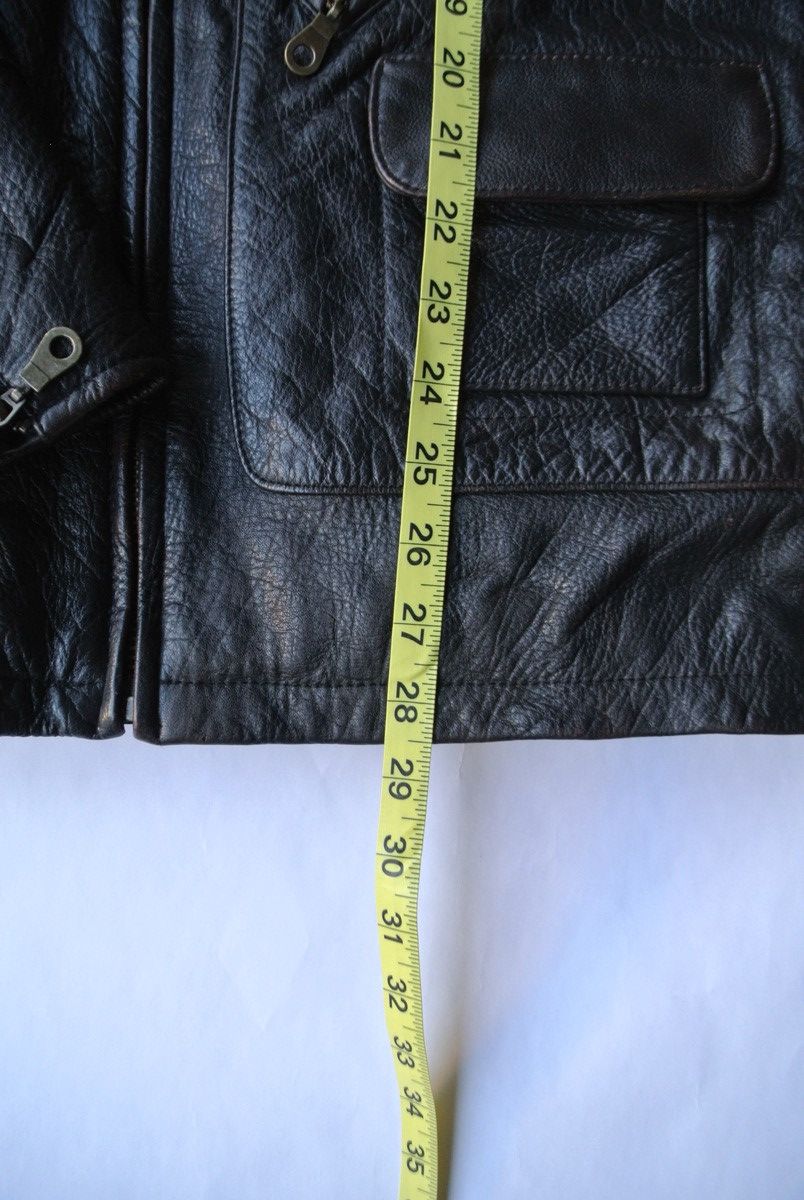 Other Vintage black leather jacket Size US XL / EU 56 / 4 - 7 Thumbnail