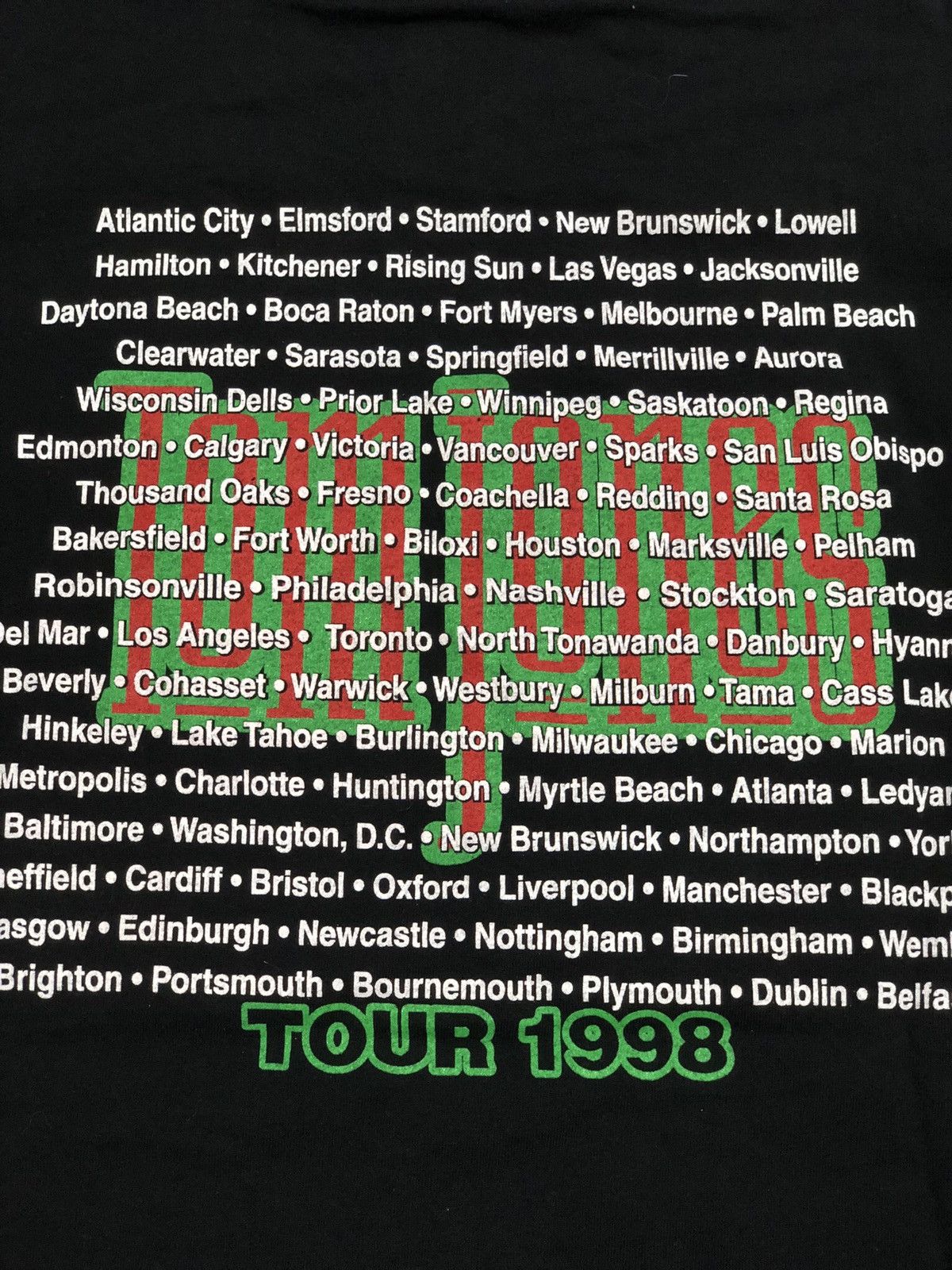 Vintage 1998 Tom Jones World Tour Tee Size US L / EU 52-54 / 3 - 7 Thumbnail
