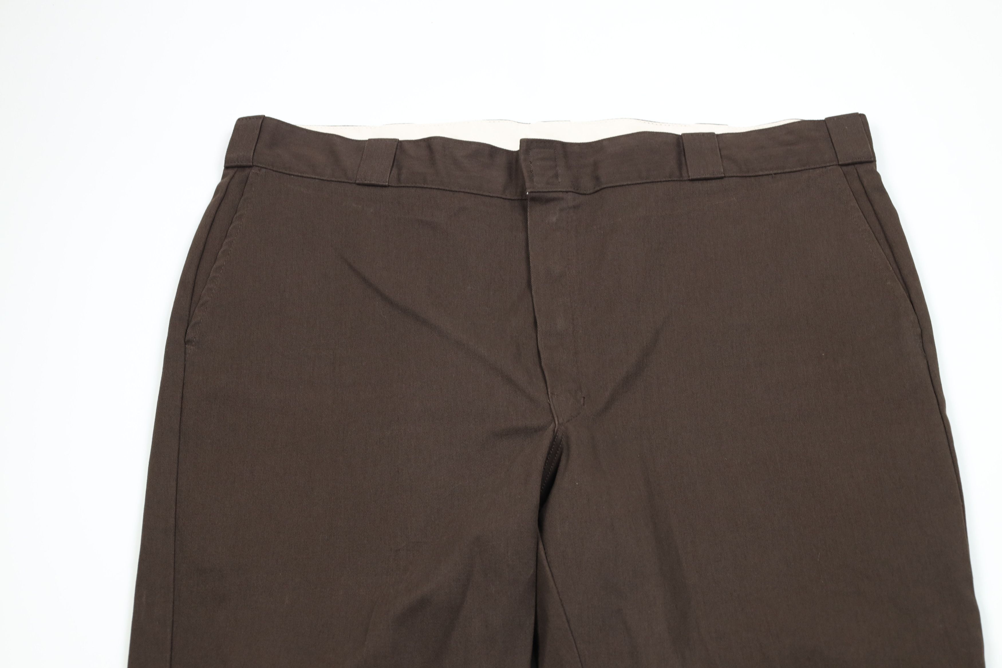 Dickies Vintage Y2K Dickies Workwear Wide Leg Mechanic Pants Brown Size US 44 / EU 60 - 2 Thumbnail