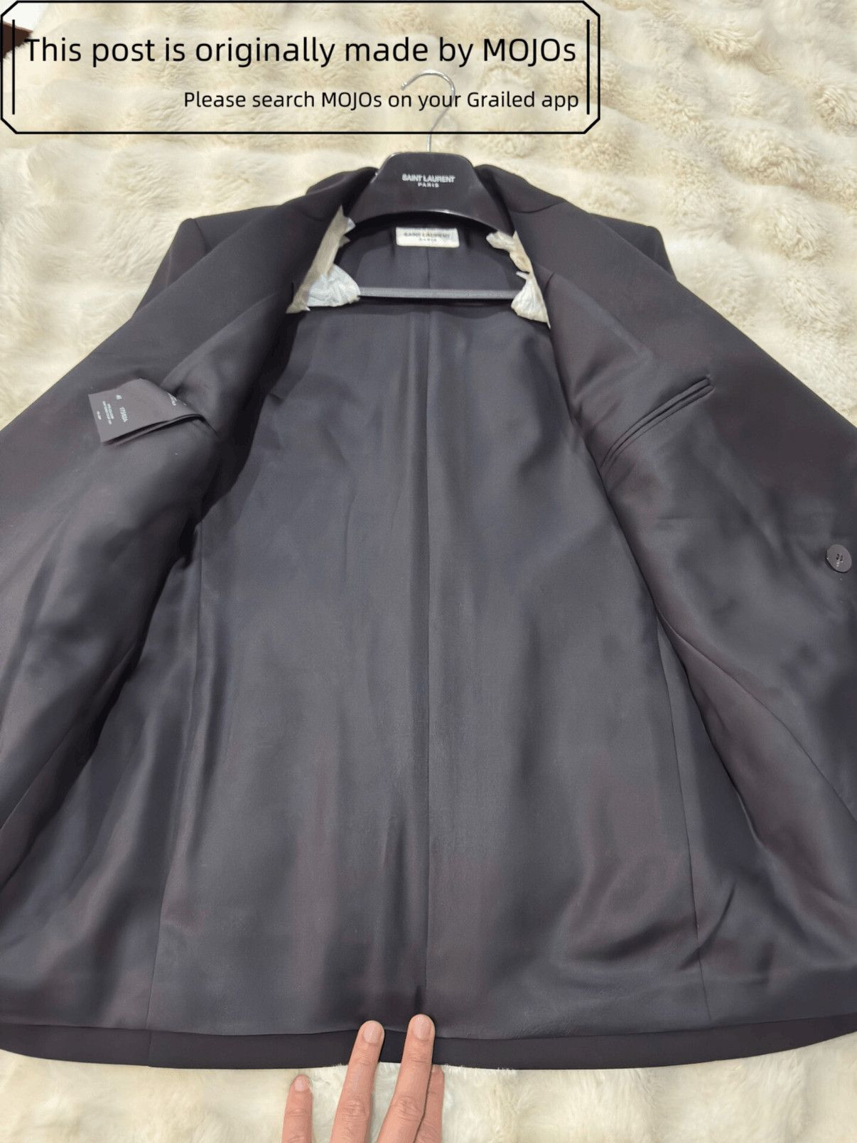 Saint Laurent Paris Sz 46 Saint Laurent Paris Smoking Blazer mojos66 Size US S / EU 44-46 / 1 - 4 Thumbnail