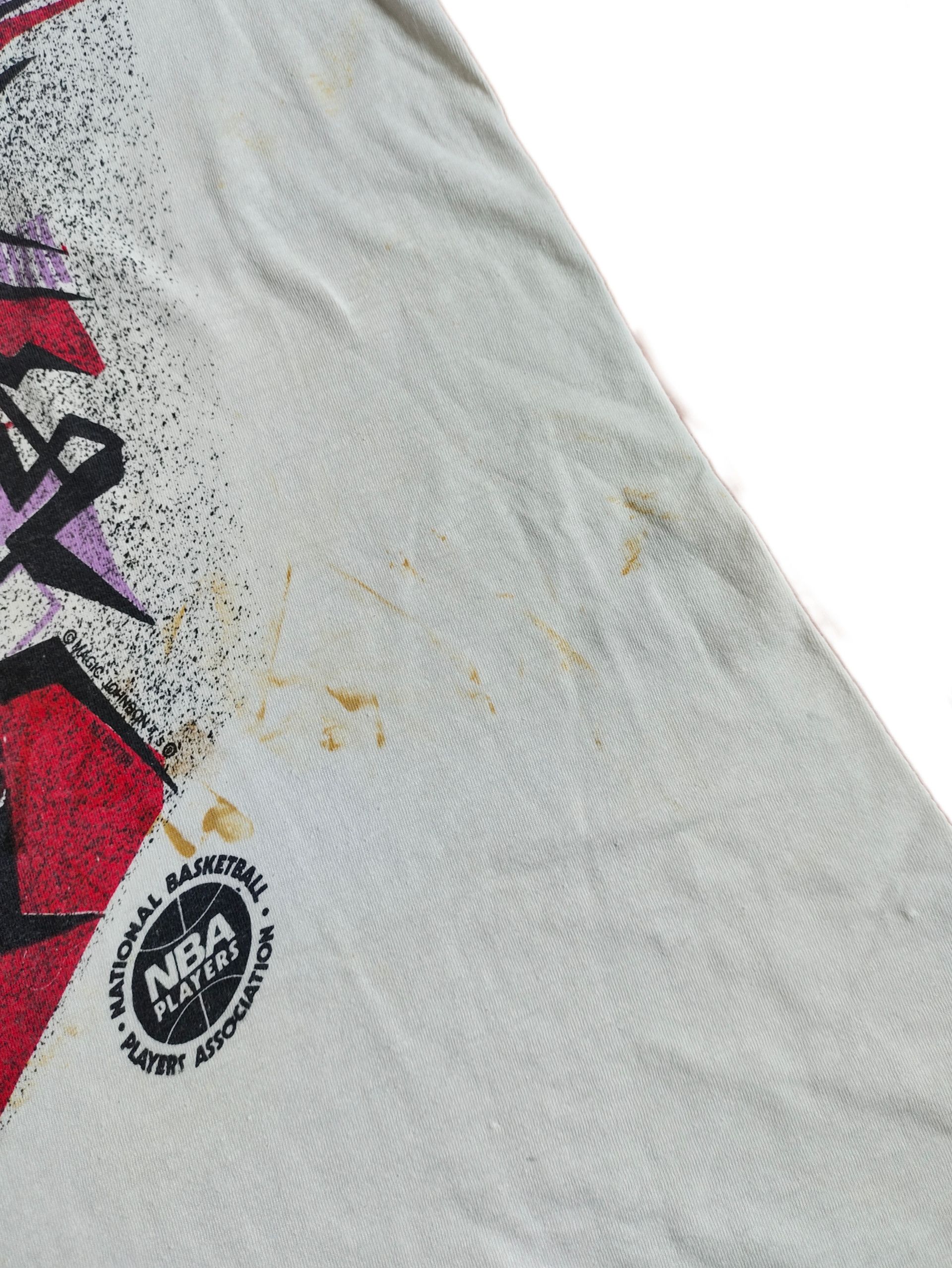 NBA × Vintage Vintage LA Lakers All Over Print 90s T-shirt Size US XL / EU 56 / 4 - 12 Thumbnail