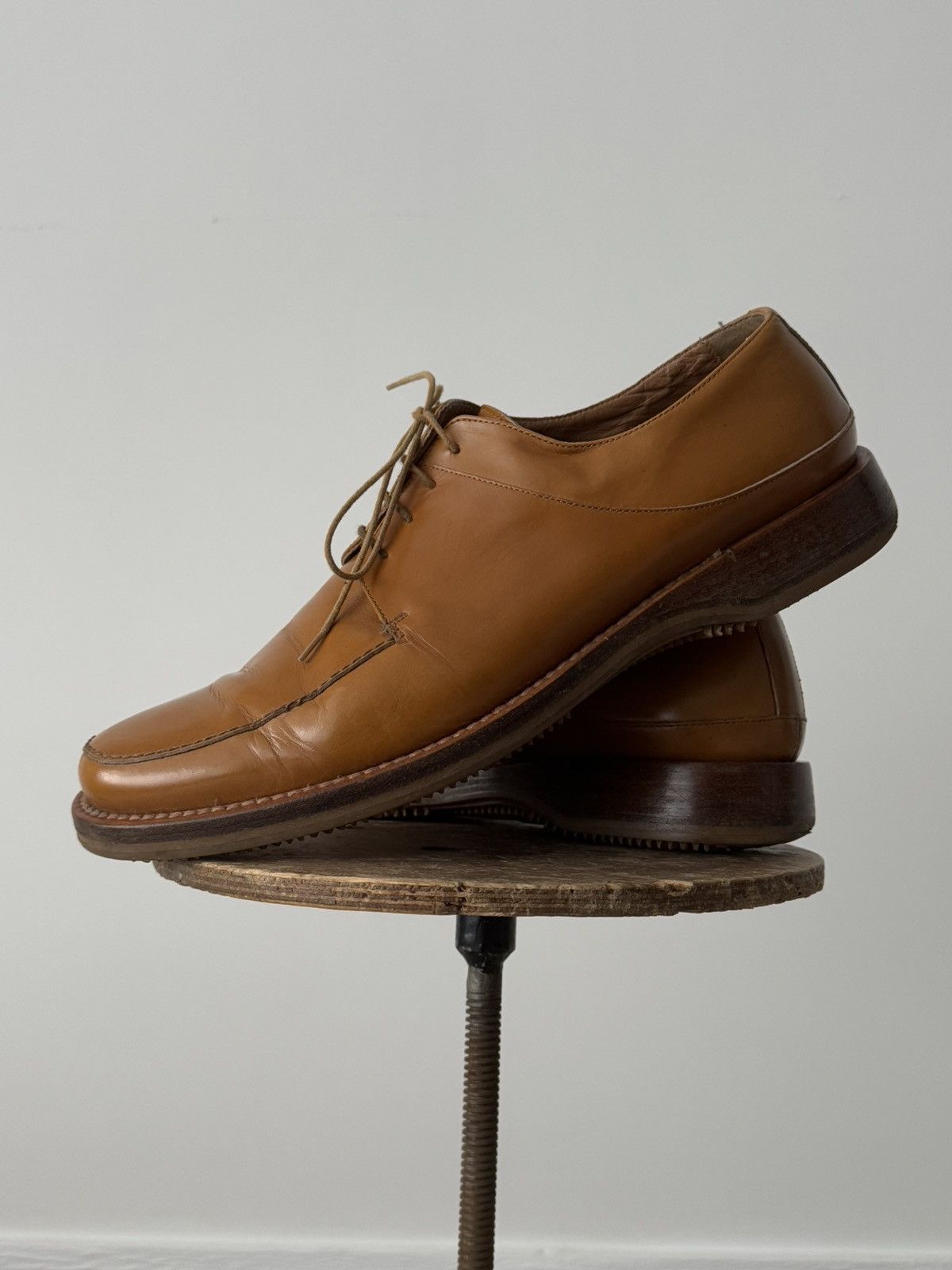Officine Creative Officine Creative Brown Leather Derby Shoes Size US 11 / EU 44 - 1 Thumbnail