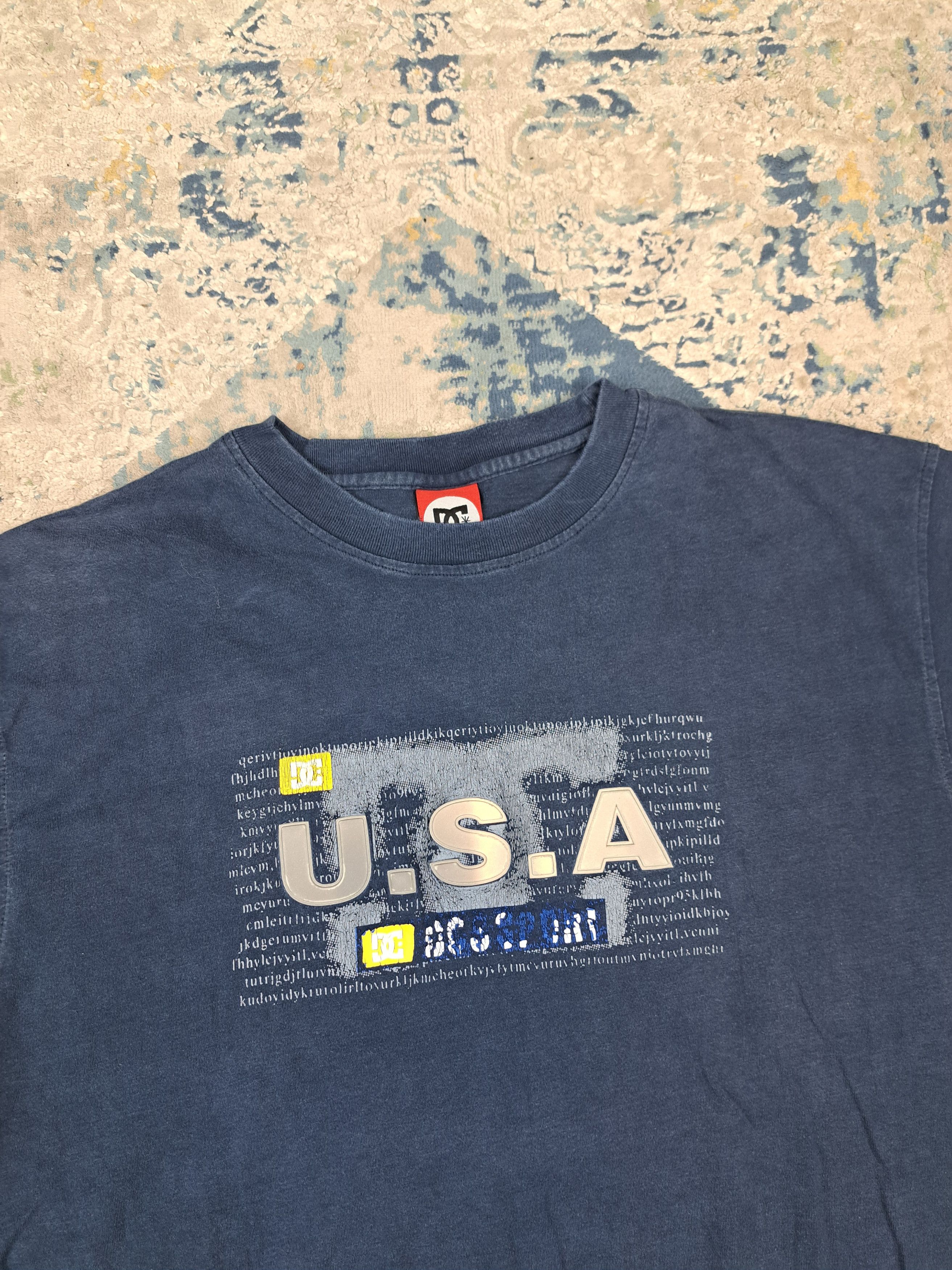 DC DC Shoe Co USA Vintage Tee Skateboard Washed Rare Size US XL / EU 56 / 4 - 2 Thumbnail