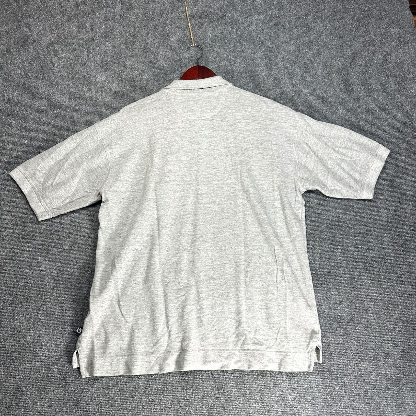 Vintage Coleman Outdoors Polo Shirt Mens Large Gray Short Sleeve Logo Cotton Size US L / EU 52-54 / 3 - 5 Thumbnail