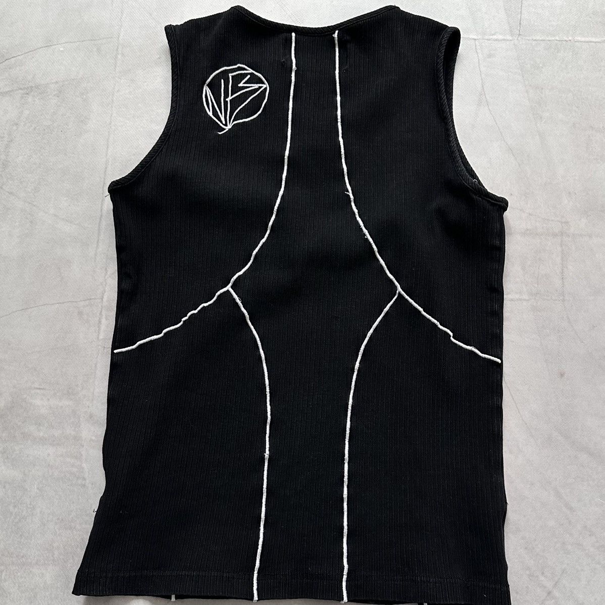 No Faith Studios No Faith Studios Lines Ribbed Tank Top Jaded London Style Size US S / EU 44-46 / 1 - 6 Thumbnail