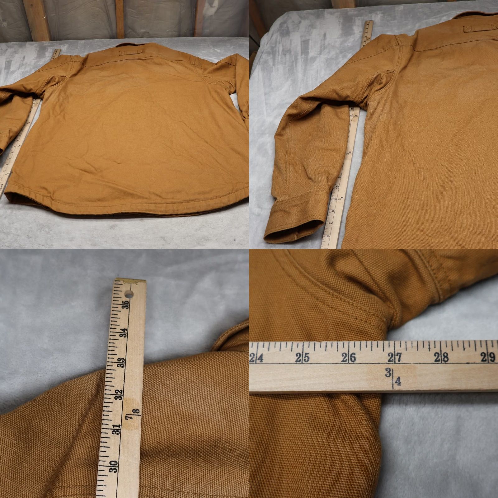 Duluth Trading Company Duluth Trading Co Shirt Mens XLT Brown Tall Hanger Bender Fire Hose Canvas Work Size US XL / EU 56 / 4 - 9 Thumbnail