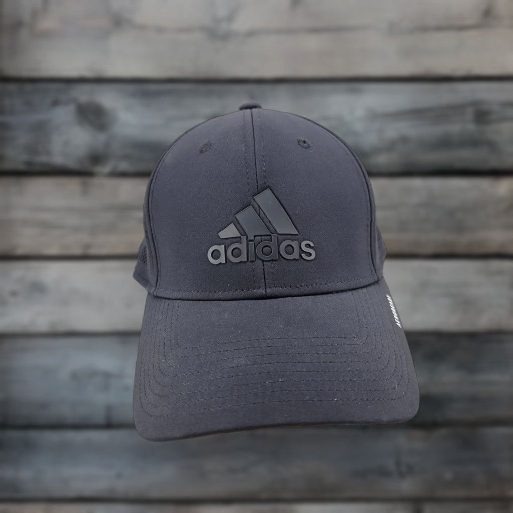 Adidas Adidas Men's Aeroready Black on Black Hat Size S/M Baseball Cap Men Black Logo Solid Casual Size ONE SIZE - 1 Thumbnail
