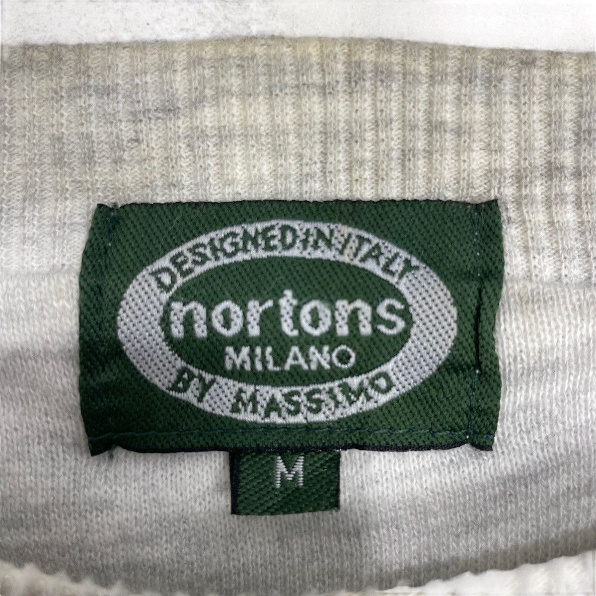 Norton Vintage Norton Milano Motorcycle Sweatshirt Crewneck BigLogo Size US L / EU 52-54 / 3 - 8 Thumbnail