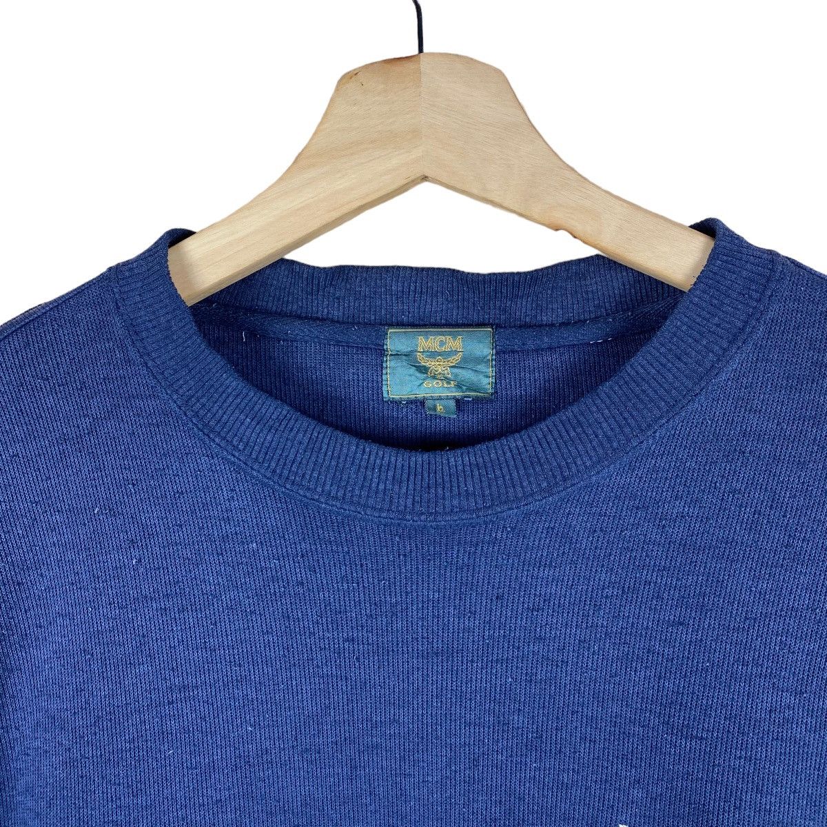 MCM × Vintage VINTAGE MCM GOLF SMALL LOGO SWEATSHIRT Size US L / EU 52-54 / 3 - 3 Thumbnail