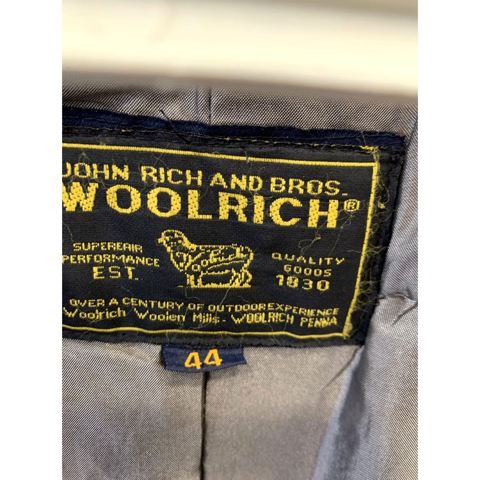 Vintage Woolrich John Rich & Bros Field Parka Jacket Black M / TG M Men Parka Size US M / EU 48-50 / 2 - 4 Thumbnail