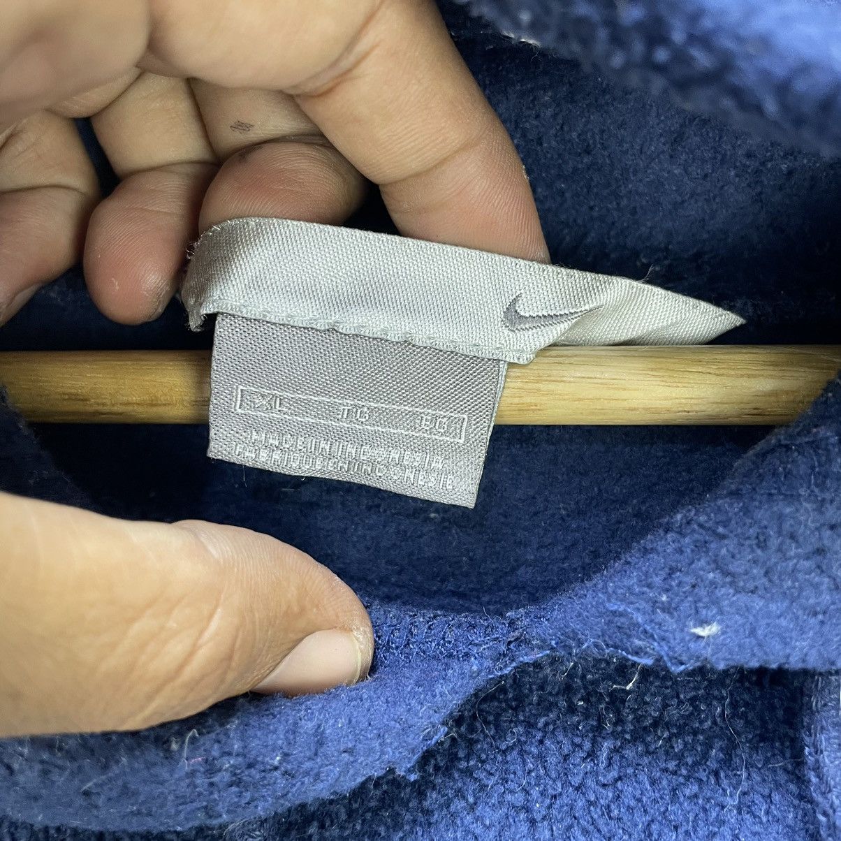 Nike × Vintage Vintage Nike Pull Over Center Swoosh Hooded Size US M / EU 48-50 / 2 - 3 Thumbnail