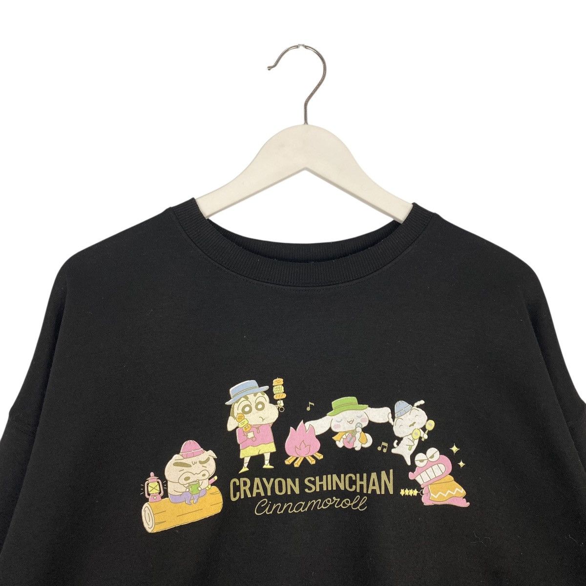 Vintage Vintage Crayon Shin Chan Sweatshirt Crewneck Black Size XL Size XL / US 12-14 / IT 48-50 - 4 Thumbnail