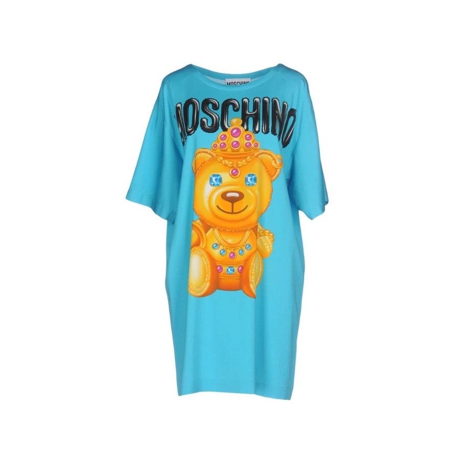 Moschino SS17 Moschino Couture Jeremy Scott CROWNED TEDDY BEAR DRESS Size XS / US 0-2 / IT 36-38 - 2 Thumbnail