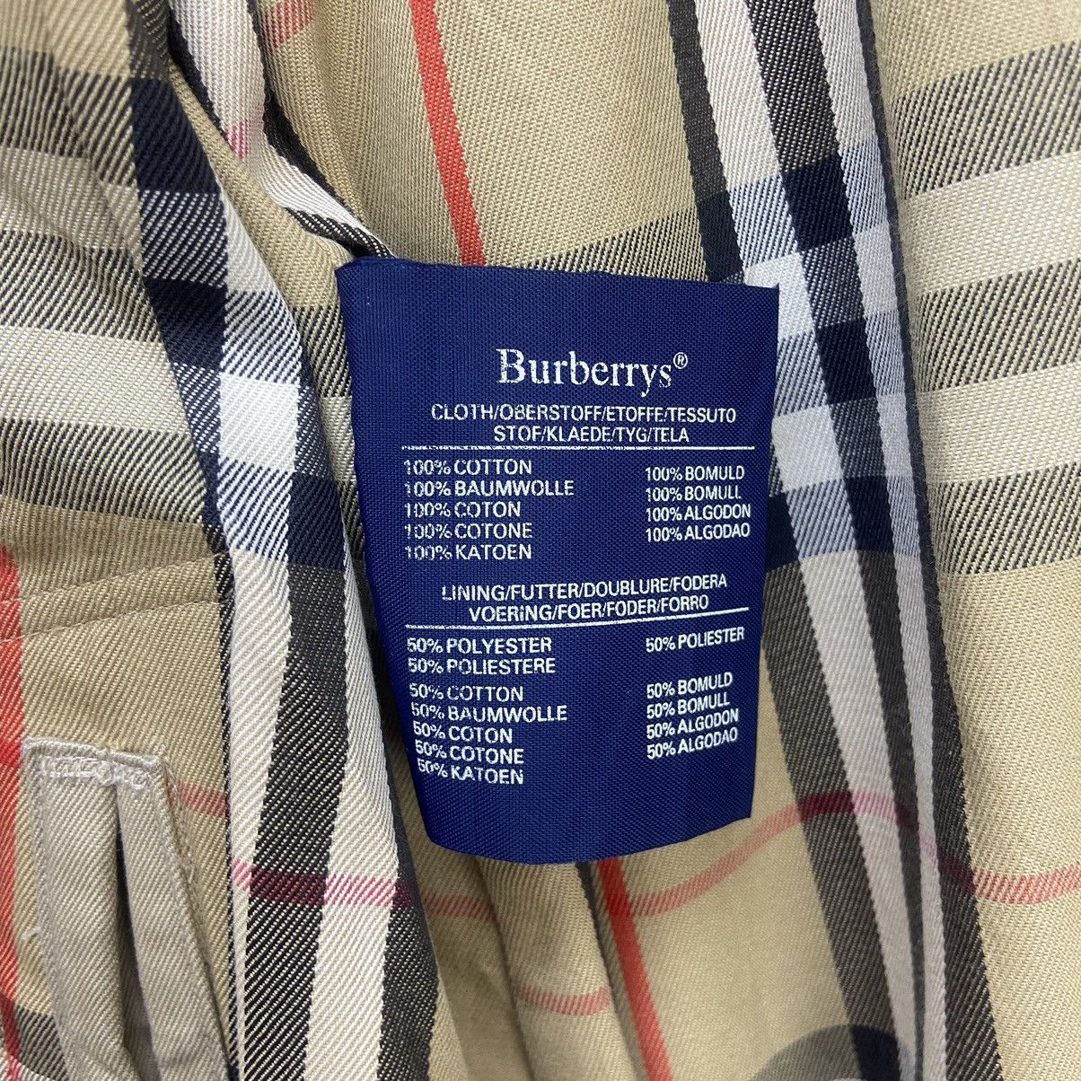 Burberry Prorsum Vintage Burberrys Prorsum England Nova Check Trench Coat Size US S / EU 44-46 / 1 - 23 Thumbnail