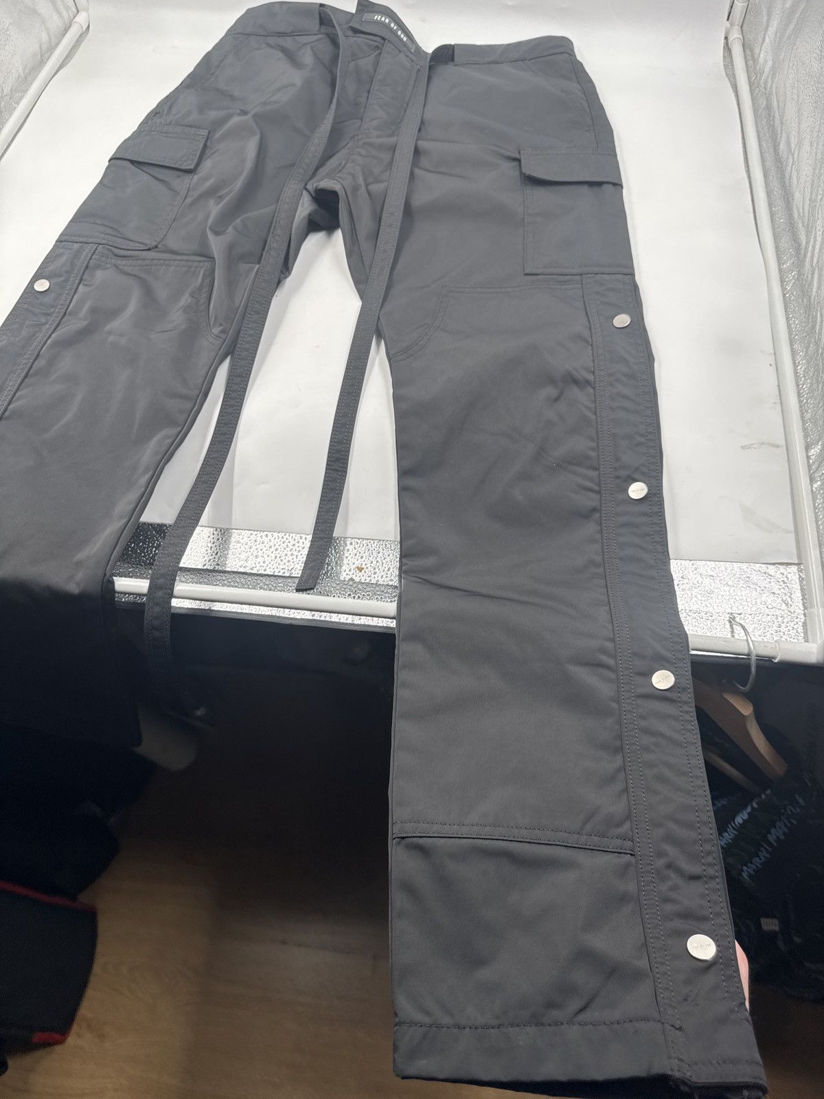 Fear of God 'Sixth Collection' Nylon Cargo Snap Button Pants
