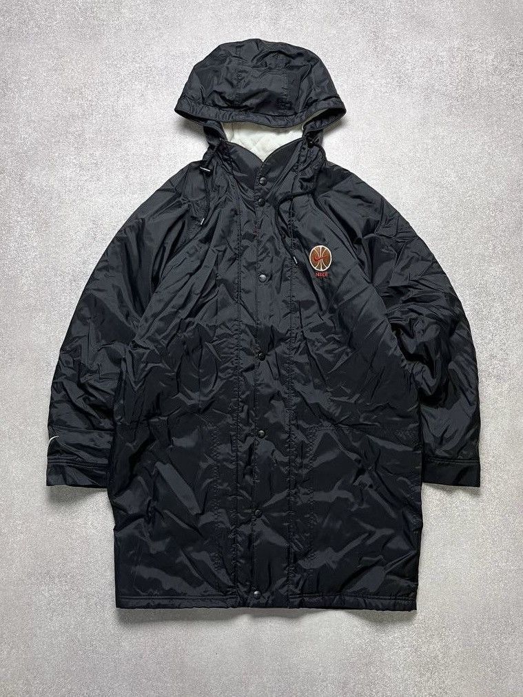 Nike VINTAGE 90’s NIKE BASKETBALL PARKA JACKET Y2K M Size US M / EU 48-50 / 2 - 1 Thumbnail