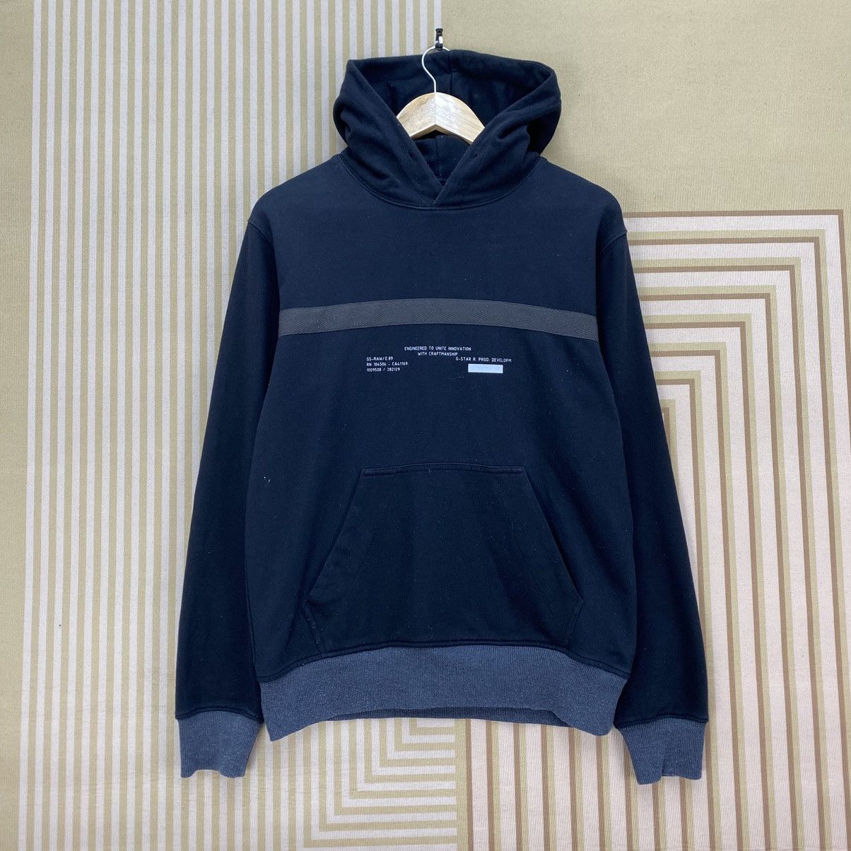 G-Star 🫶 G-Star Raw Tape Hooded Sweater kangaroo pocket Size US M / EU 48-50 / 2 - 1 Thumbnail