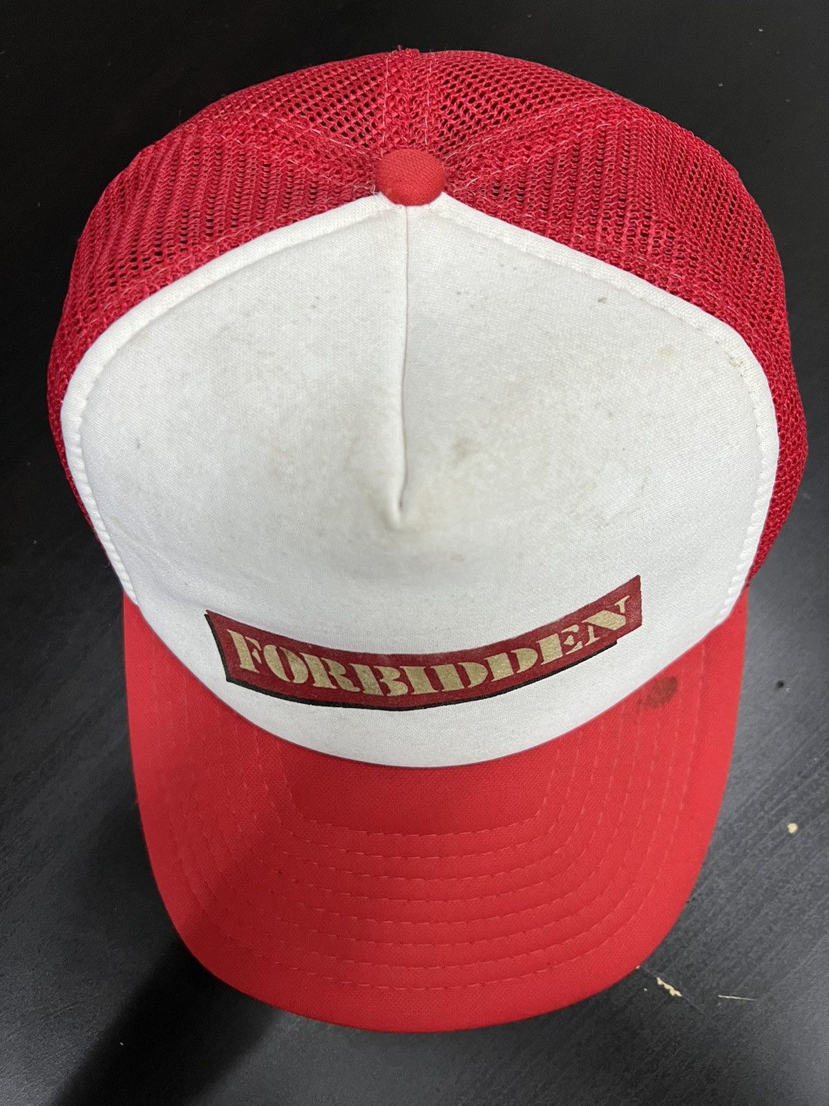 Band Tees × Vintage 90s Vintage Forbidden Rock Band Trucker Hat Size ONE SIZE - 4 Thumbnail