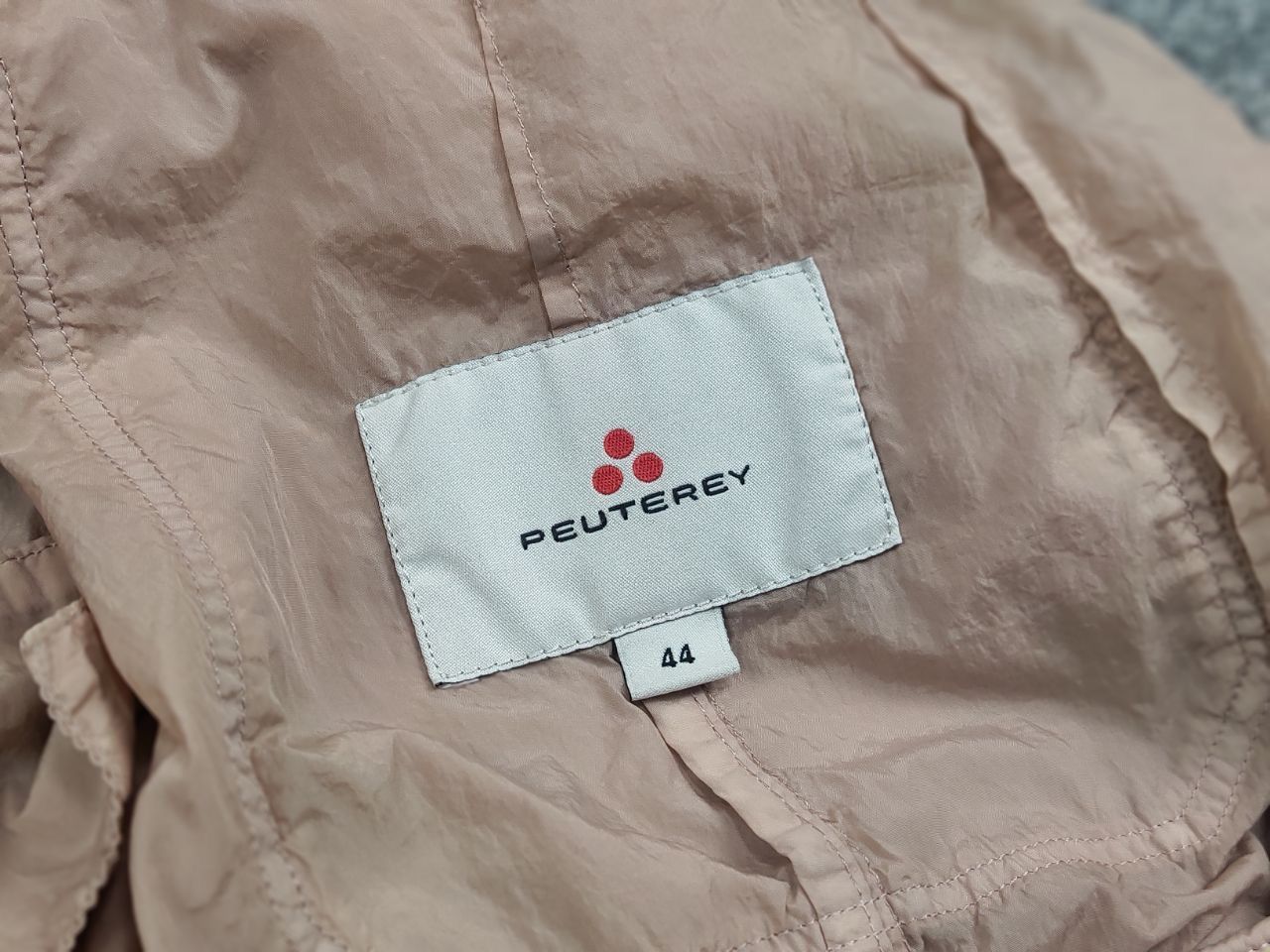 Peuterey Peuterey Designer Nylon Light Beige Bomber jacket Size M / US 6-8 / IT 42-44 - 17 Thumbnail