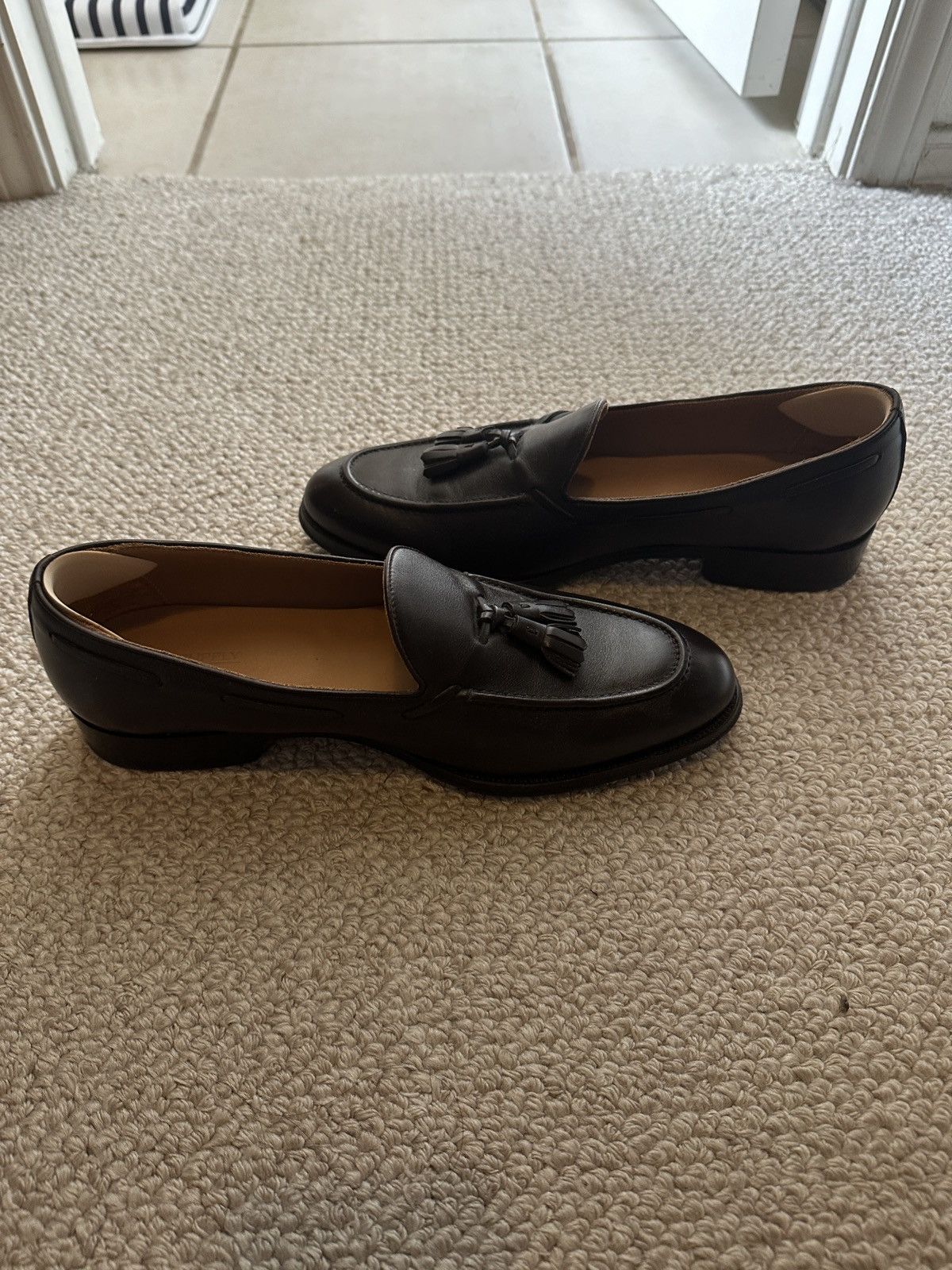 Suitsupply Suitsupply chocolate tassel loafers, Sz 7 / 41 Size US 7 / EU 40 - 3 Thumbnail