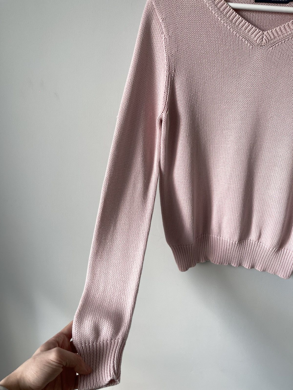 Ralph Lauren Vintage Ralph Lauren 90's Light Pink Cotton Knitted Sweater Size L / US 10 / IT 46 - 9 Thumbnail