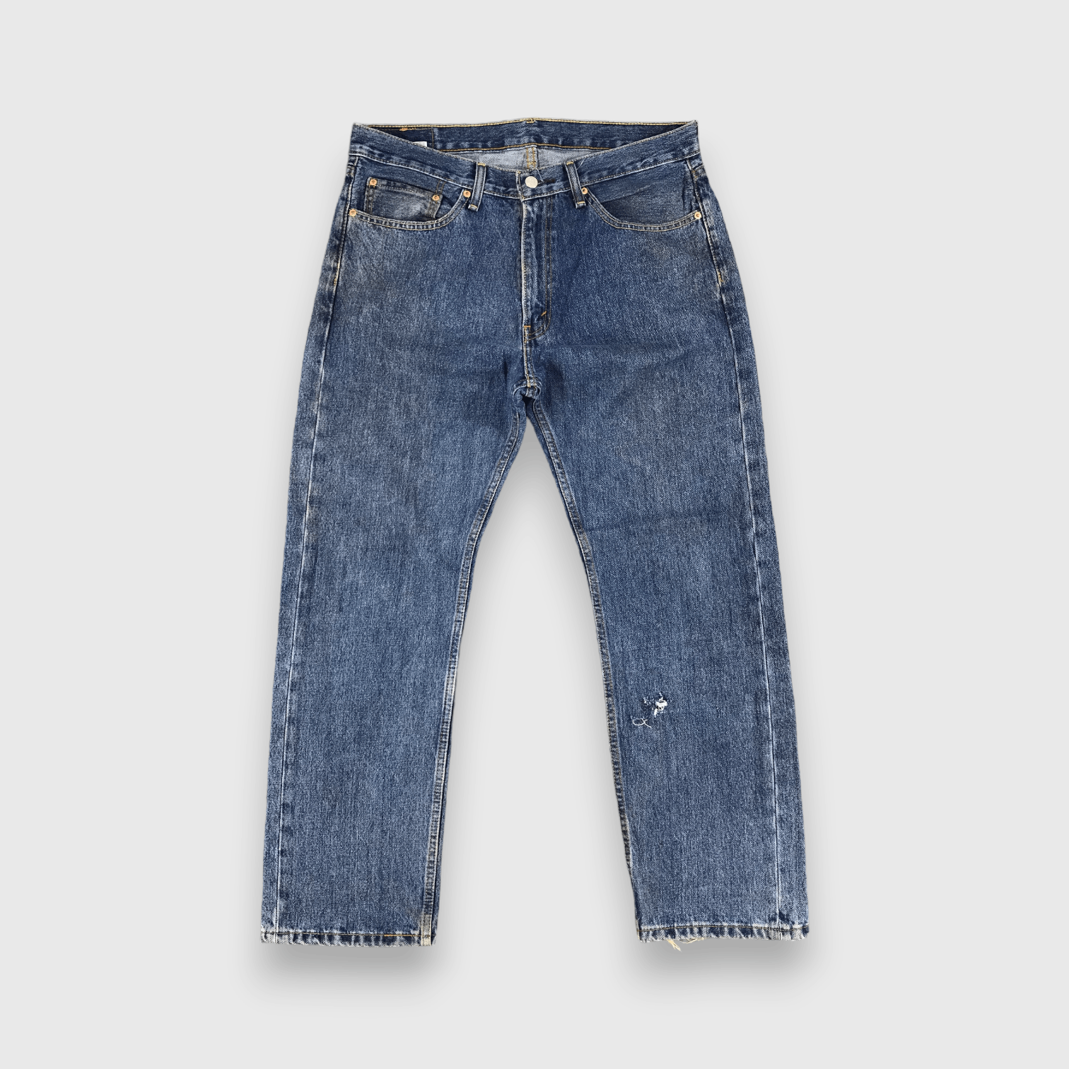 Levi's Vintage Blue Washed Levis 505 Jeans-J982 Size US 37 - 1 Thumbnail