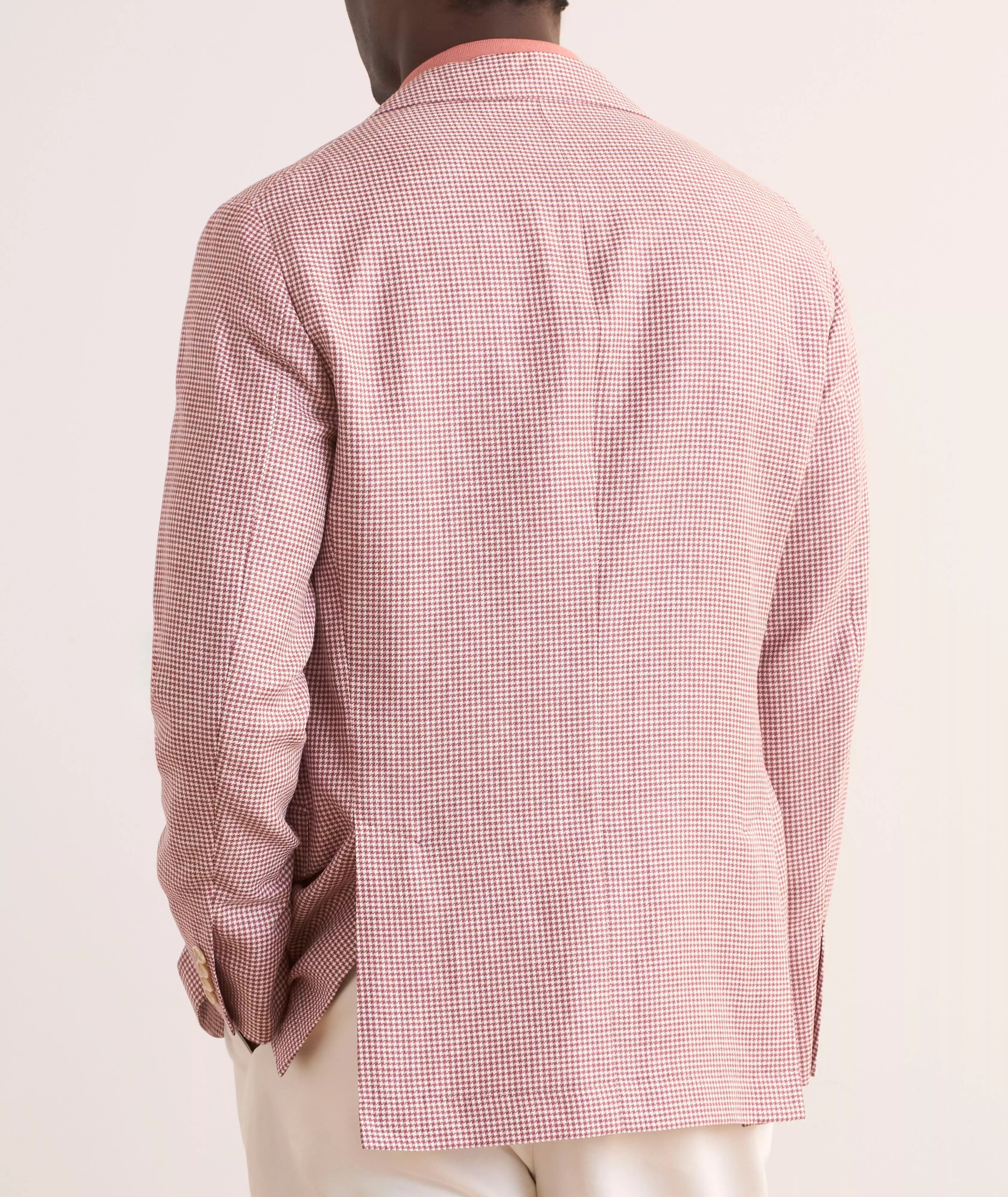 Brunello Cucinelli o1y0526 Single-breasted Blazer in Brick/White Size US L / EU 52-54 / 3 - 3 Thumbnail