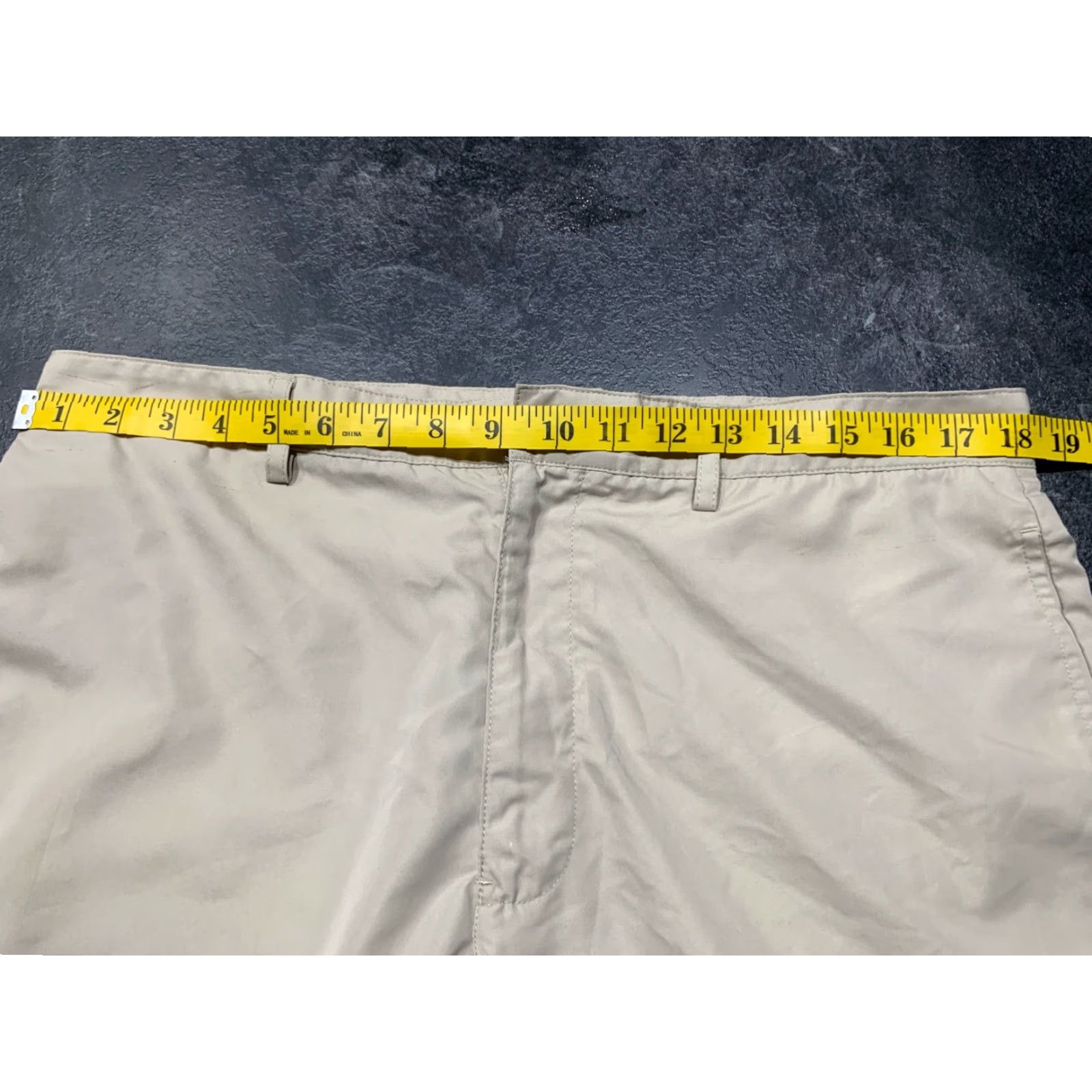 Vintage Grand Slam Performance Mens 36 Khaki Polyester Golf Shorts Size US 36 / EU 52 - 4 Thumbnail