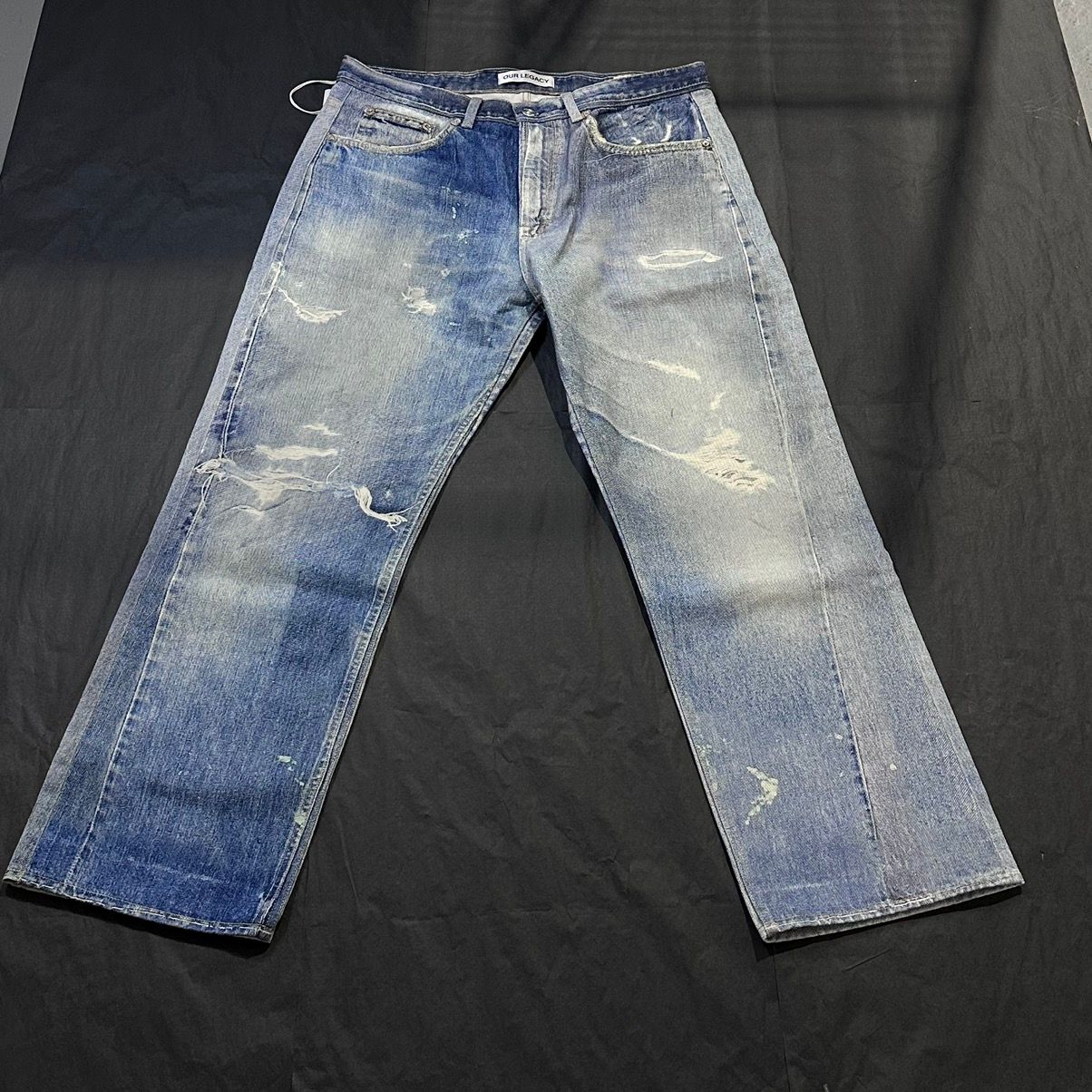 Pre-owned Our Legacy Third Cut Jeans In Blue