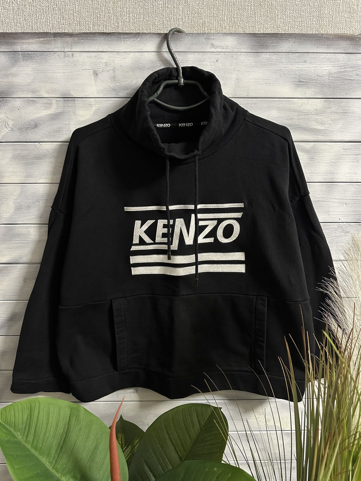 Kenzo Rare Luxury Sweatshirt Kenzo Big Logo. Size L / US 10 / IT 46 - 1 Thumbnail